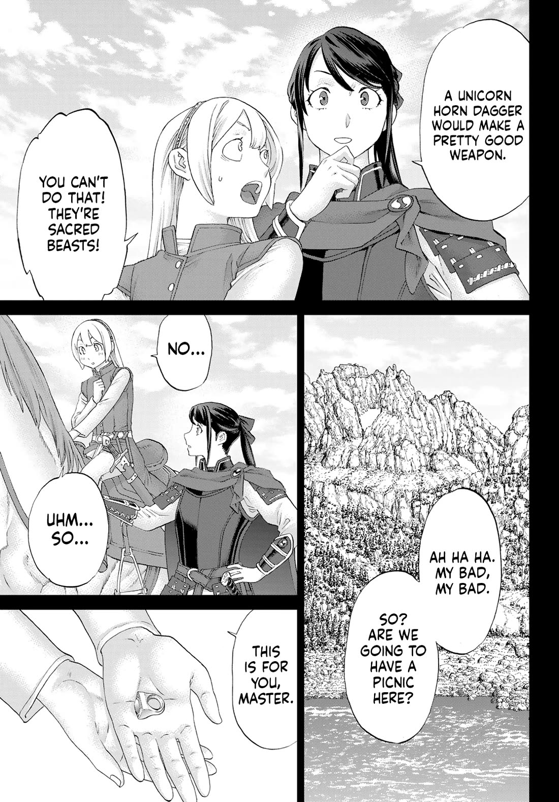 The Ride-On King Chapter 77 page 9 - Chapter 77: The President and the Black-Haired Swordswoman