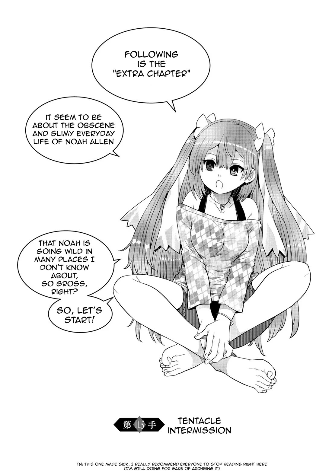 The Rise of the Tentacle Magician Chapter 11.5 page 1 - Chapter 11.5: Tentacle Intermission