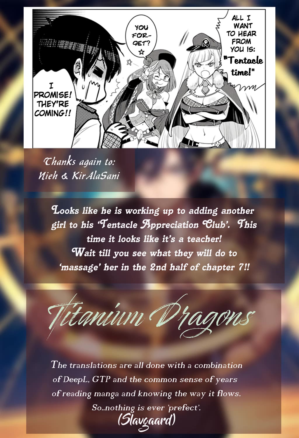 The Rise of the Tentacle Magician Chapter 7.1 page 19 - Chapter 7.1: Survival Dance