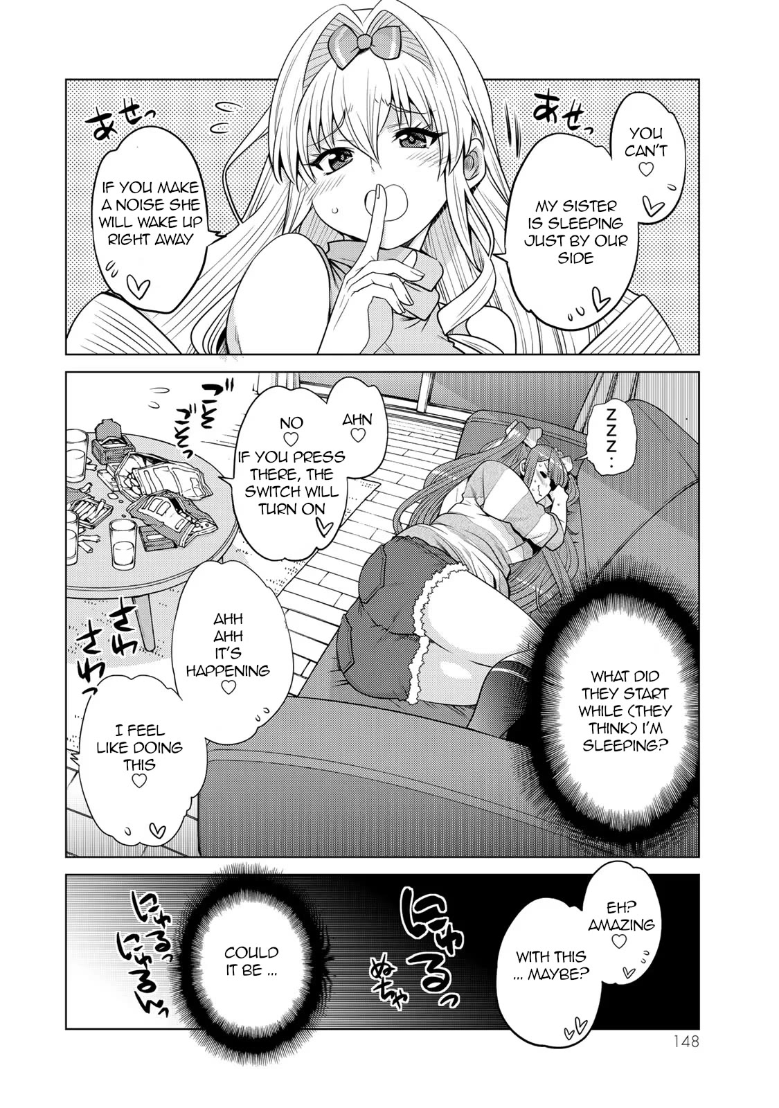 The Rise of the Tentacle Magician Chapter 8.5 page 2 - Chapter 8.5: Extra - Tentacle Perversion with the Older Sister while the Young Sistser is Sleeping near by