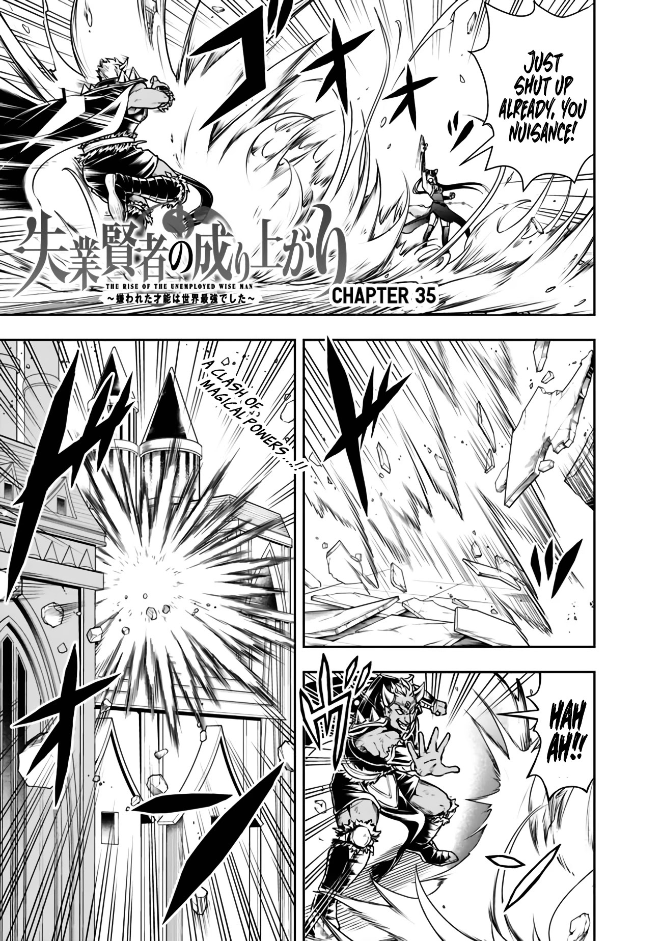The Rise of the Unemployed Wise Man Chapter 35 page 1 - Chapter 35