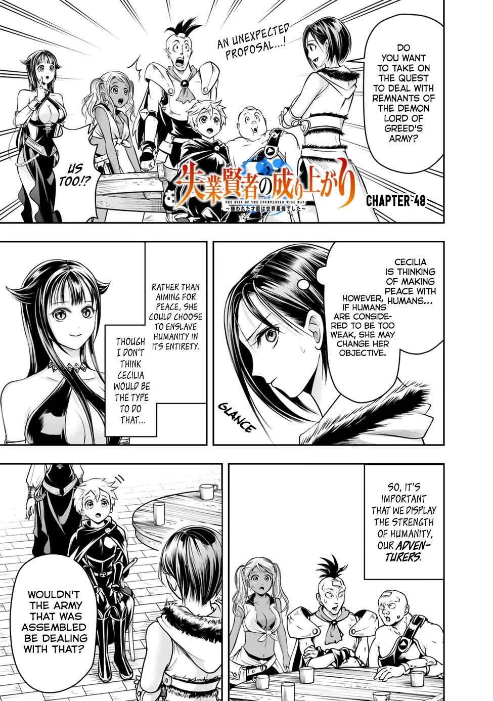 The Rise of the Unemployed Wise Man Chapter 48 page 1 - Chapter 48