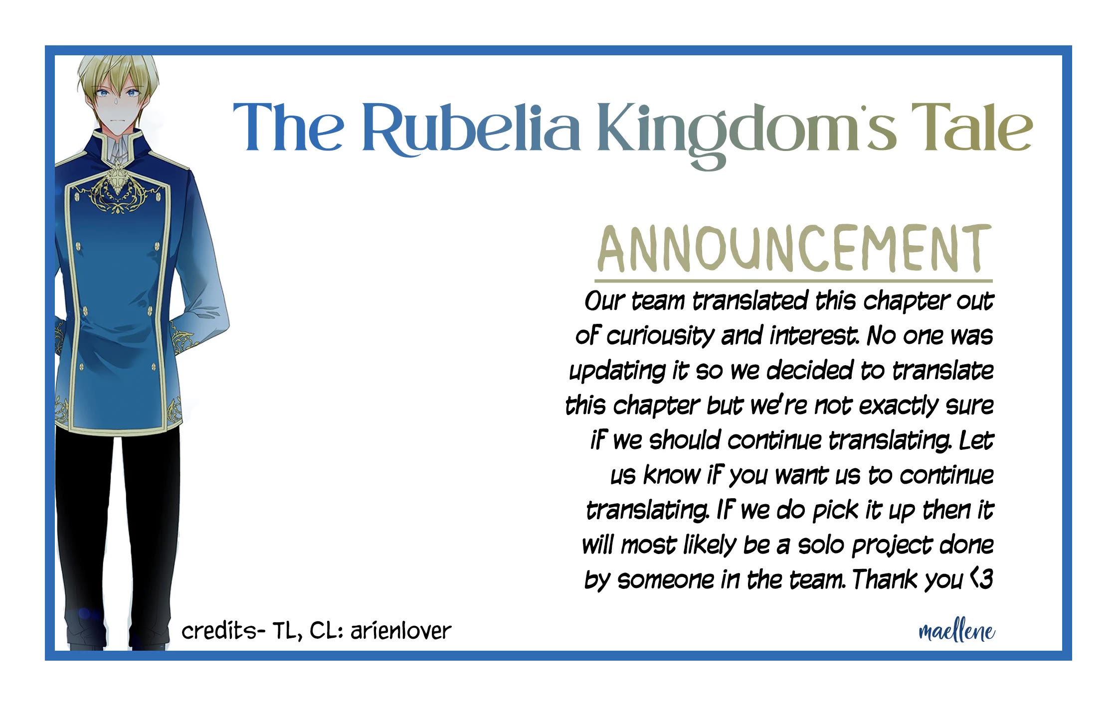 The Rubelia Kingdom's Tale ~ I Ended Up Cleaning My Younger Cousin's Mess ~ Chapter 2 page 28 - Chapter 2