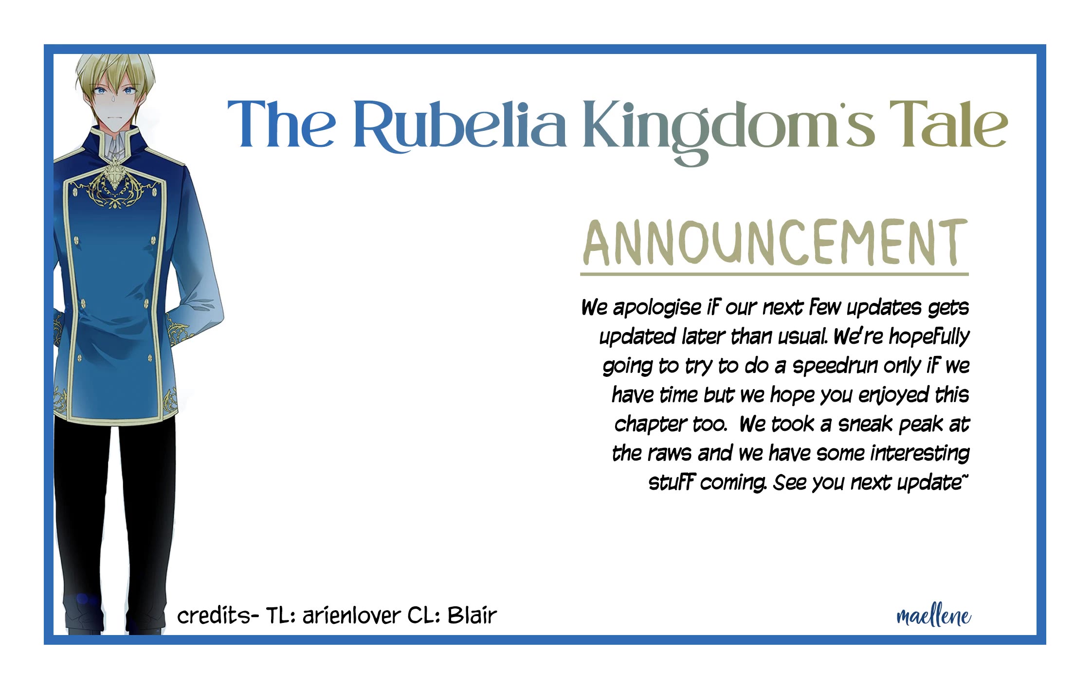 The Rubelia Kingdom's Tale ~ I Ended Up Cleaning My Younger Cousin's Mess ~ Chapter 4 page 26 - Chapter 4
