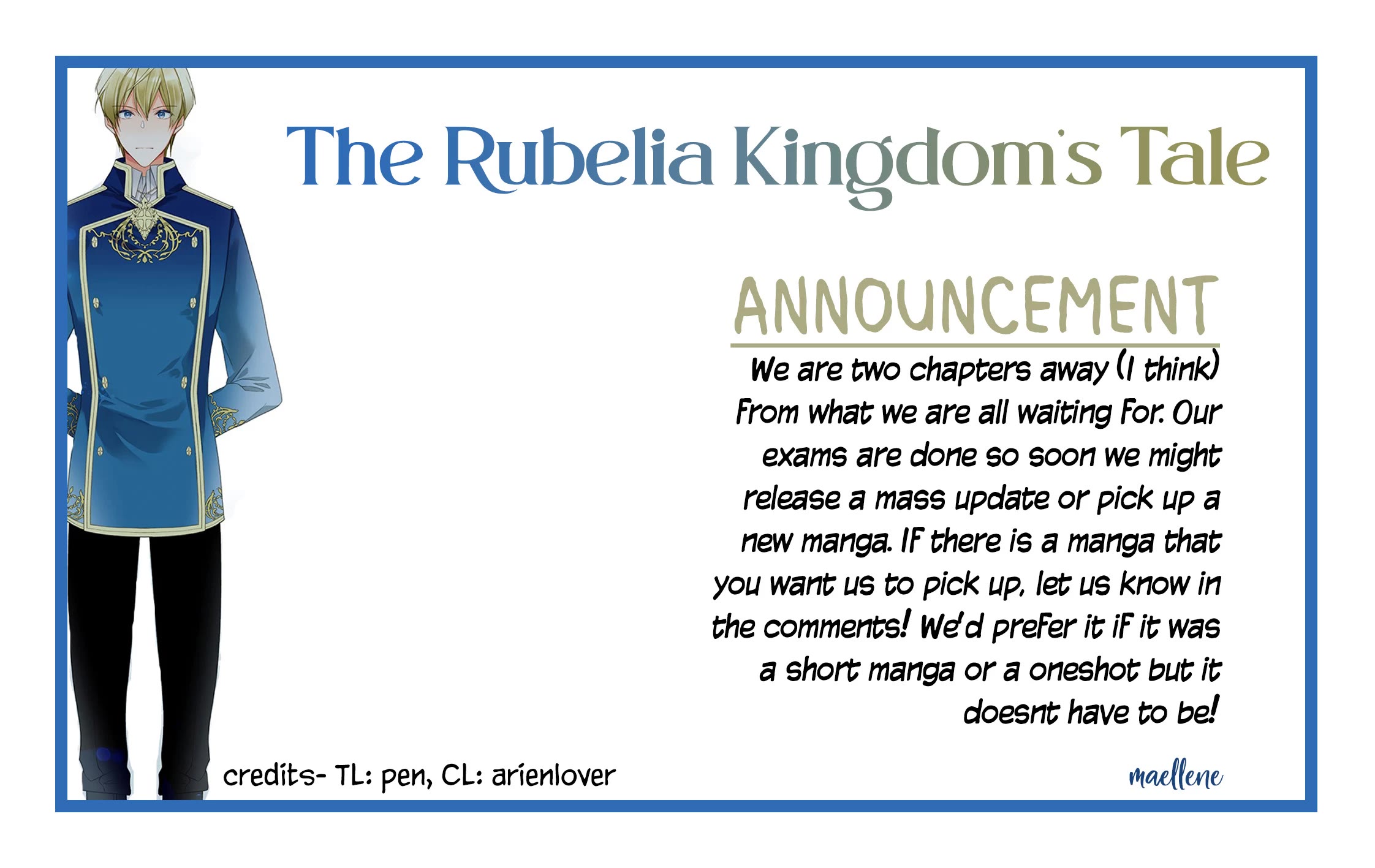 The Rubelia Kingdom's Tale ~ I Ended Up Cleaning My Younger Cousin's Mess ~ Chapter 6 page 26 - Chapter 6