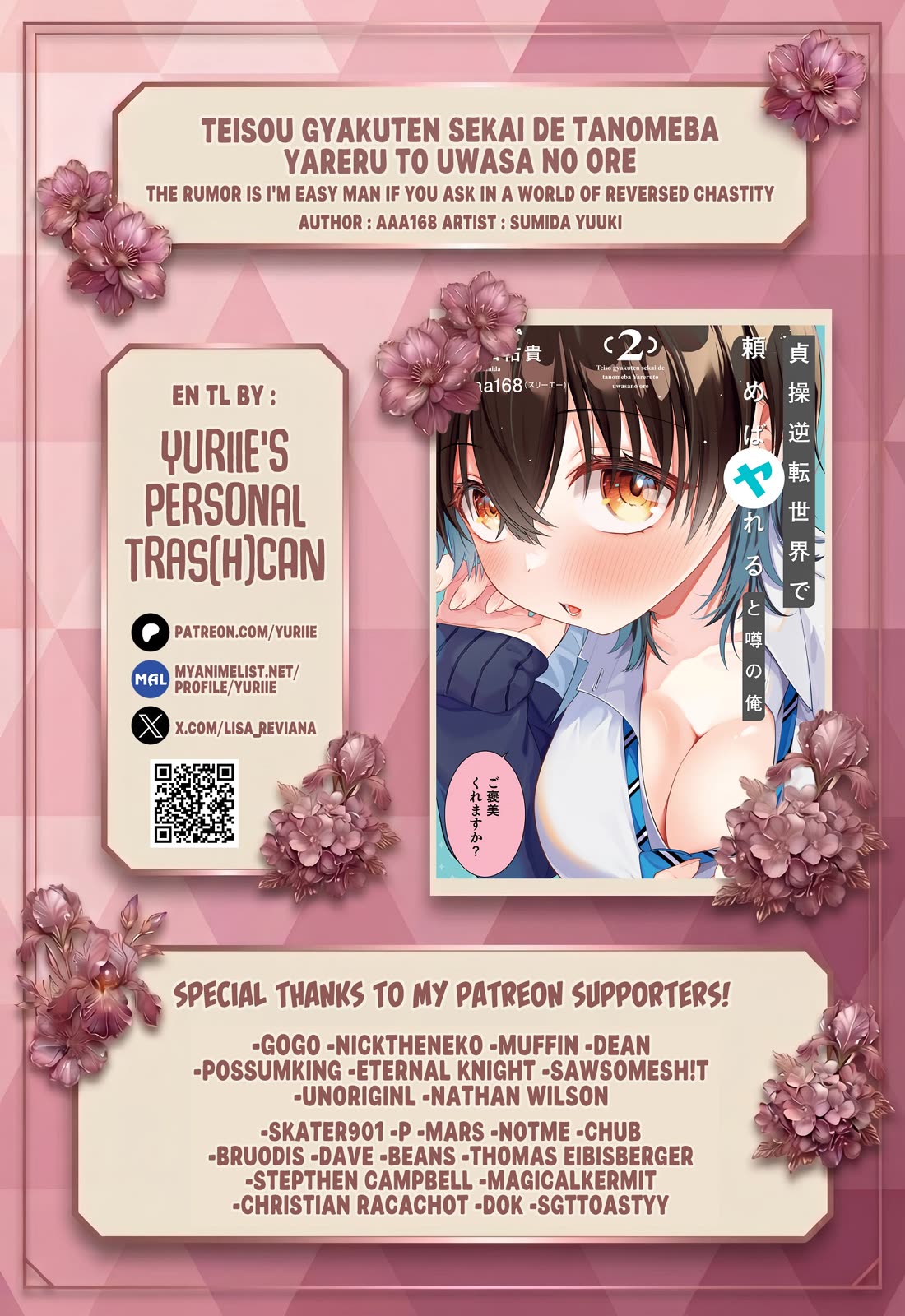 The Rumor is I'm Easy Man if You Ask in a World of Reversed Chastity Chapter 14.2 page 1 - Chapter 14.2