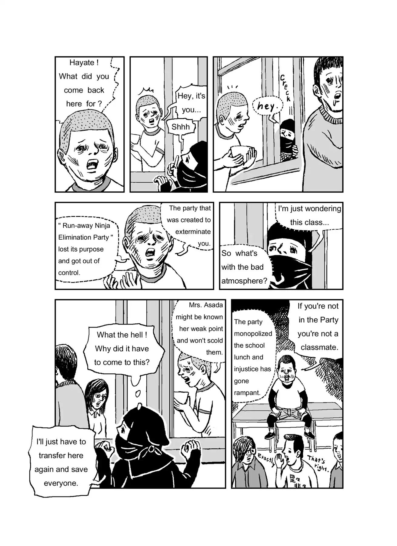 The Run-away Student NINJA HAYATE Chapter 0 page 109 - Vol.1