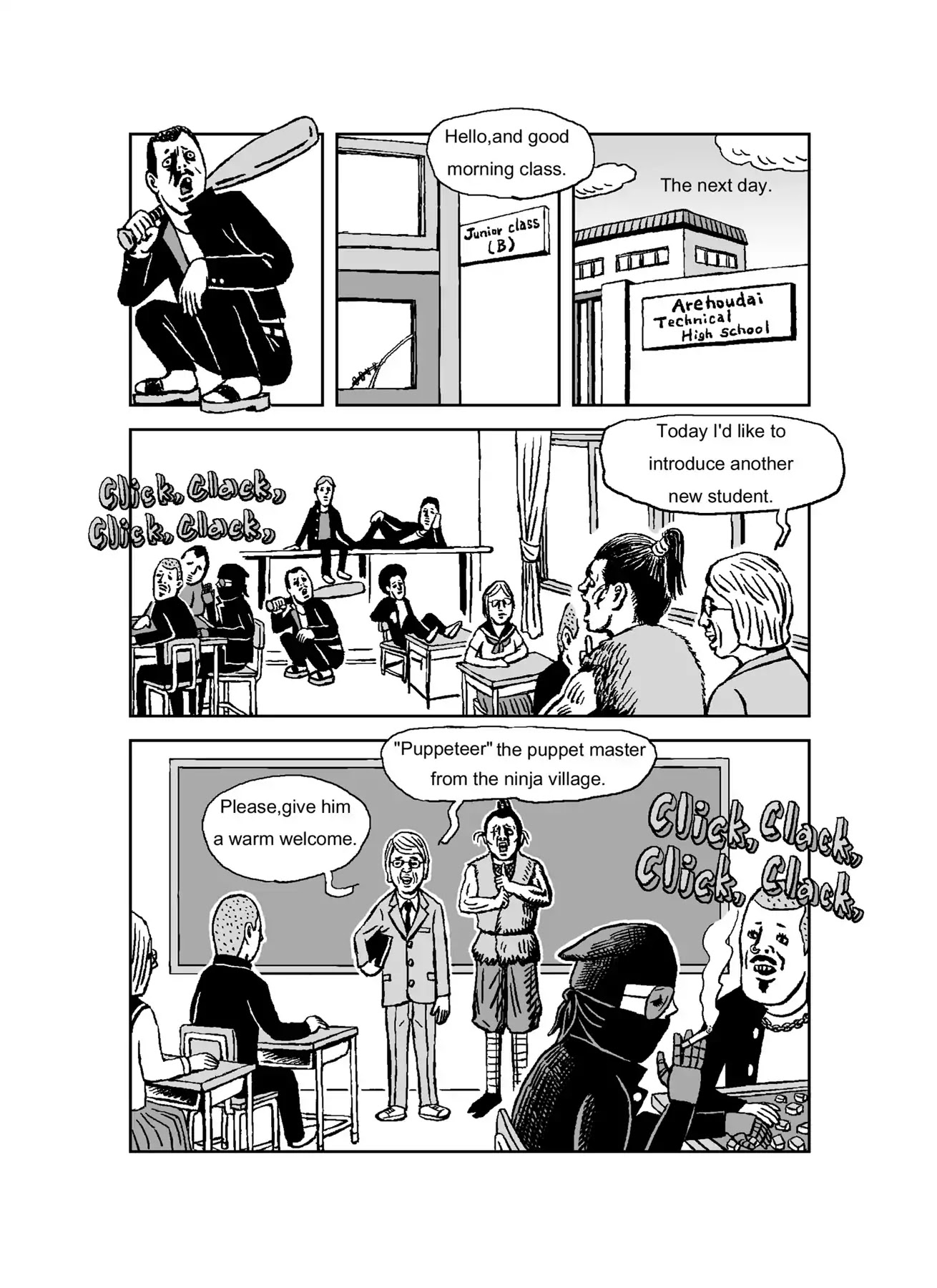 The Run-away Student NINJA HAYATE Chapter 0 page 11 - Vol.1