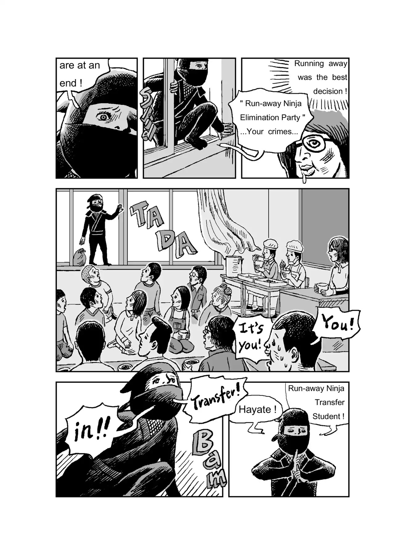 The Run-away Student NINJA HAYATE Chapter 0 page 113 - Vol.1
