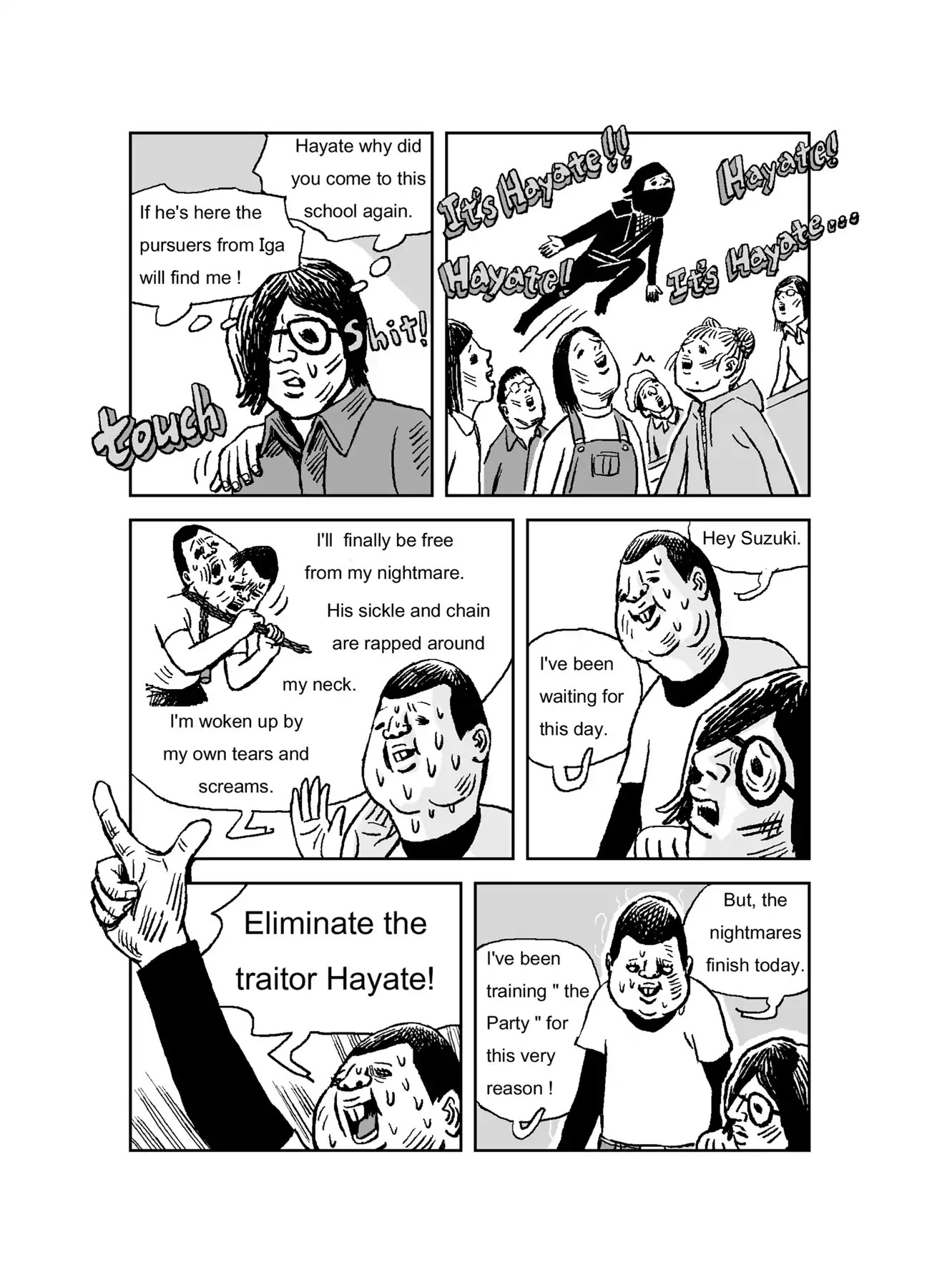 The Run-away Student NINJA HAYATE Chapter 0 page 114 - Vol.1