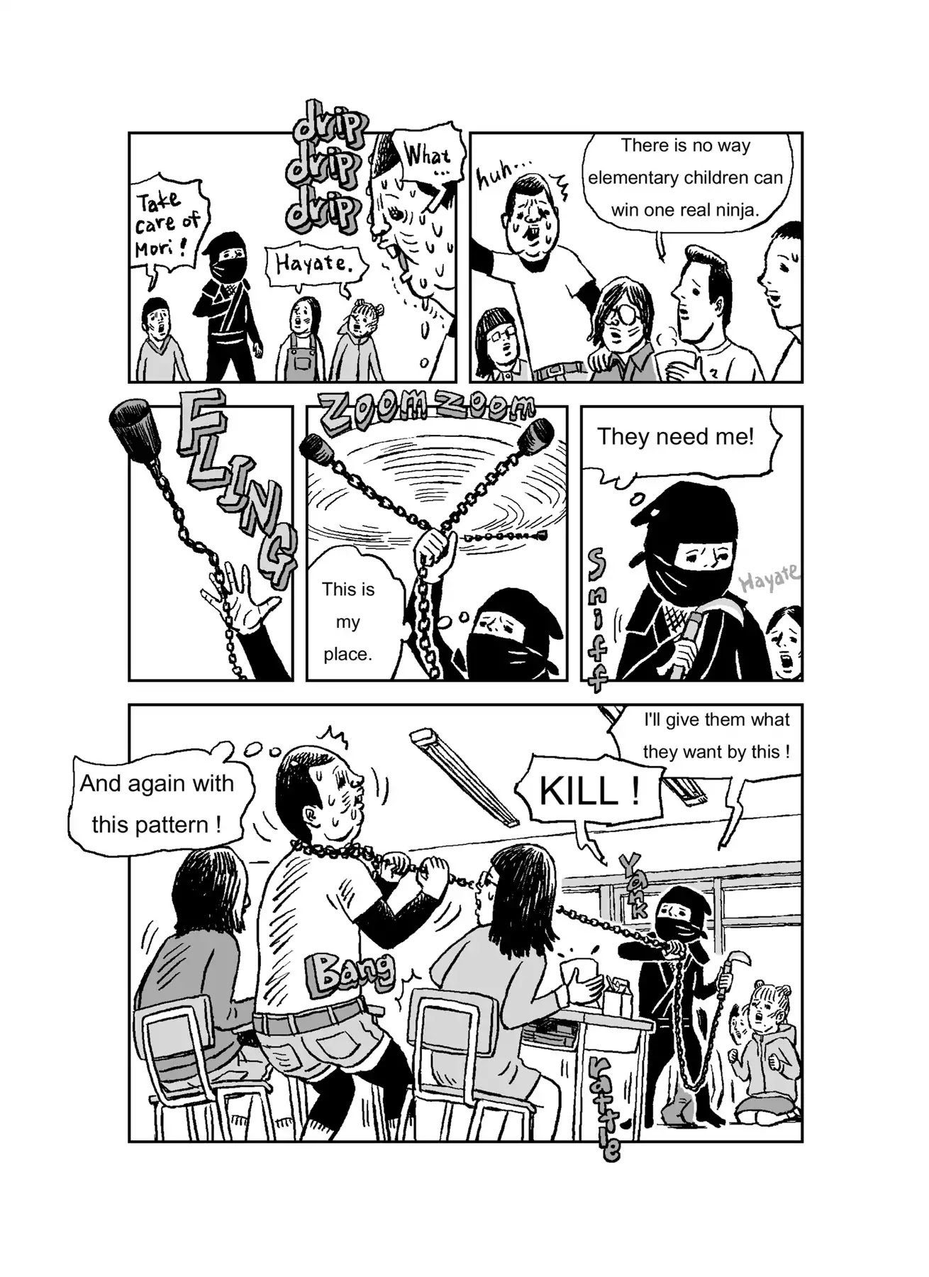The Run-away Student NINJA HAYATE Chapter 0 page 115 - Vol.1