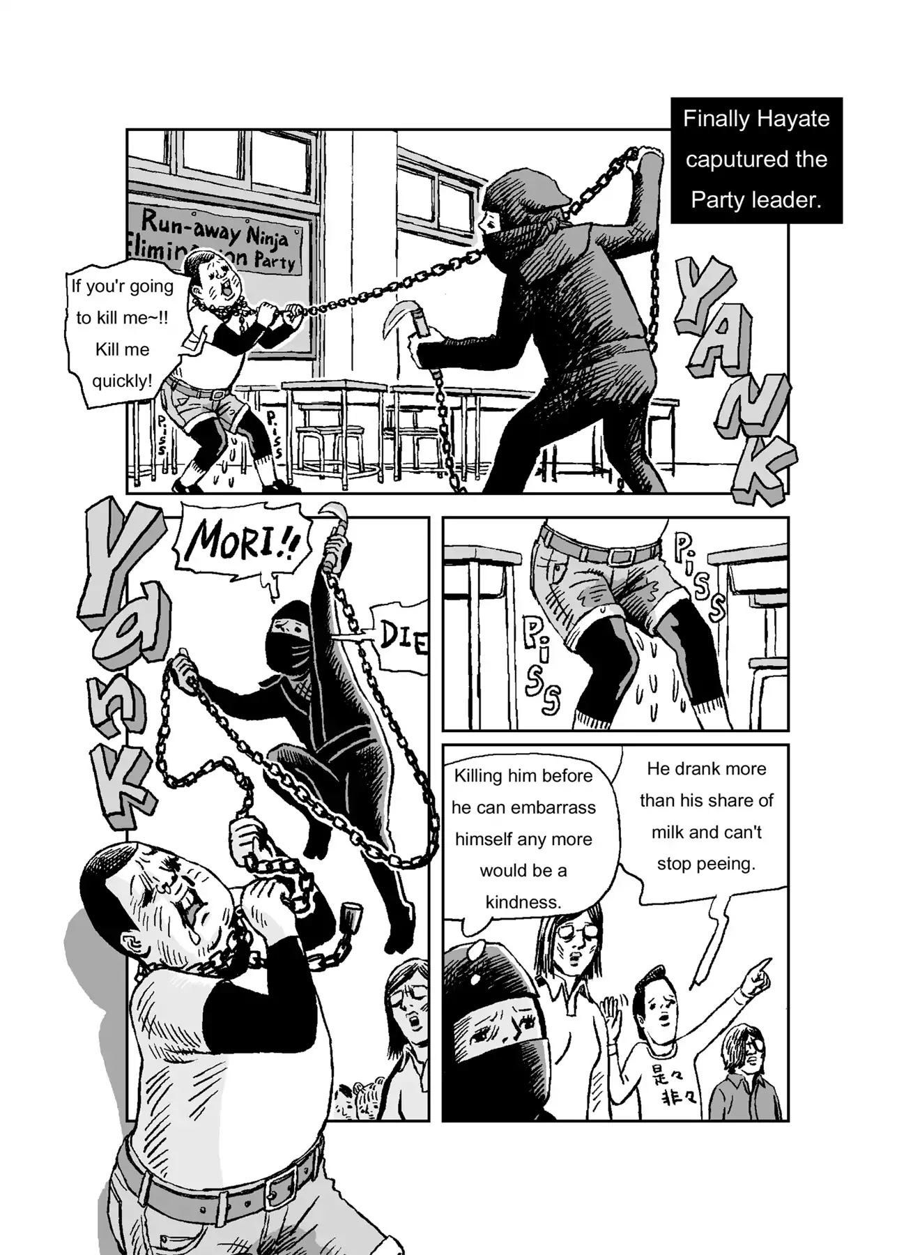 The Run-away Student NINJA HAYATE Chapter 0 page 116 - Vol.1