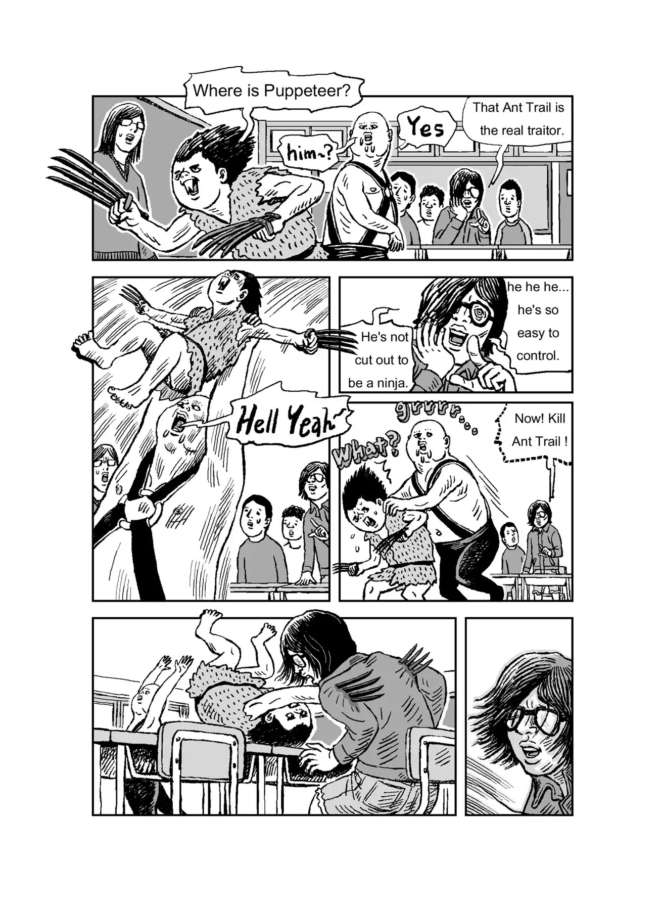 The Run-away Student NINJA HAYATE Chapter 0 page 125 - Vol.1