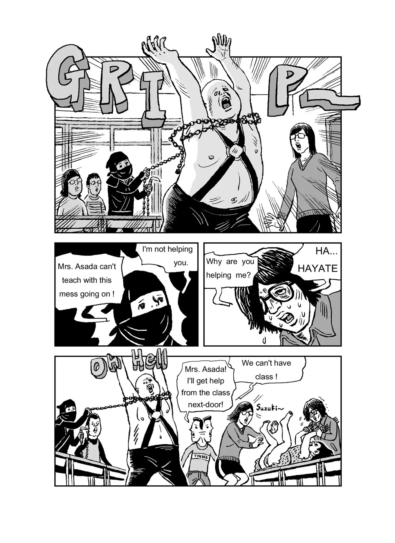 The Run-away Student NINJA HAYATE Chapter 0 page 127 - Vol.1