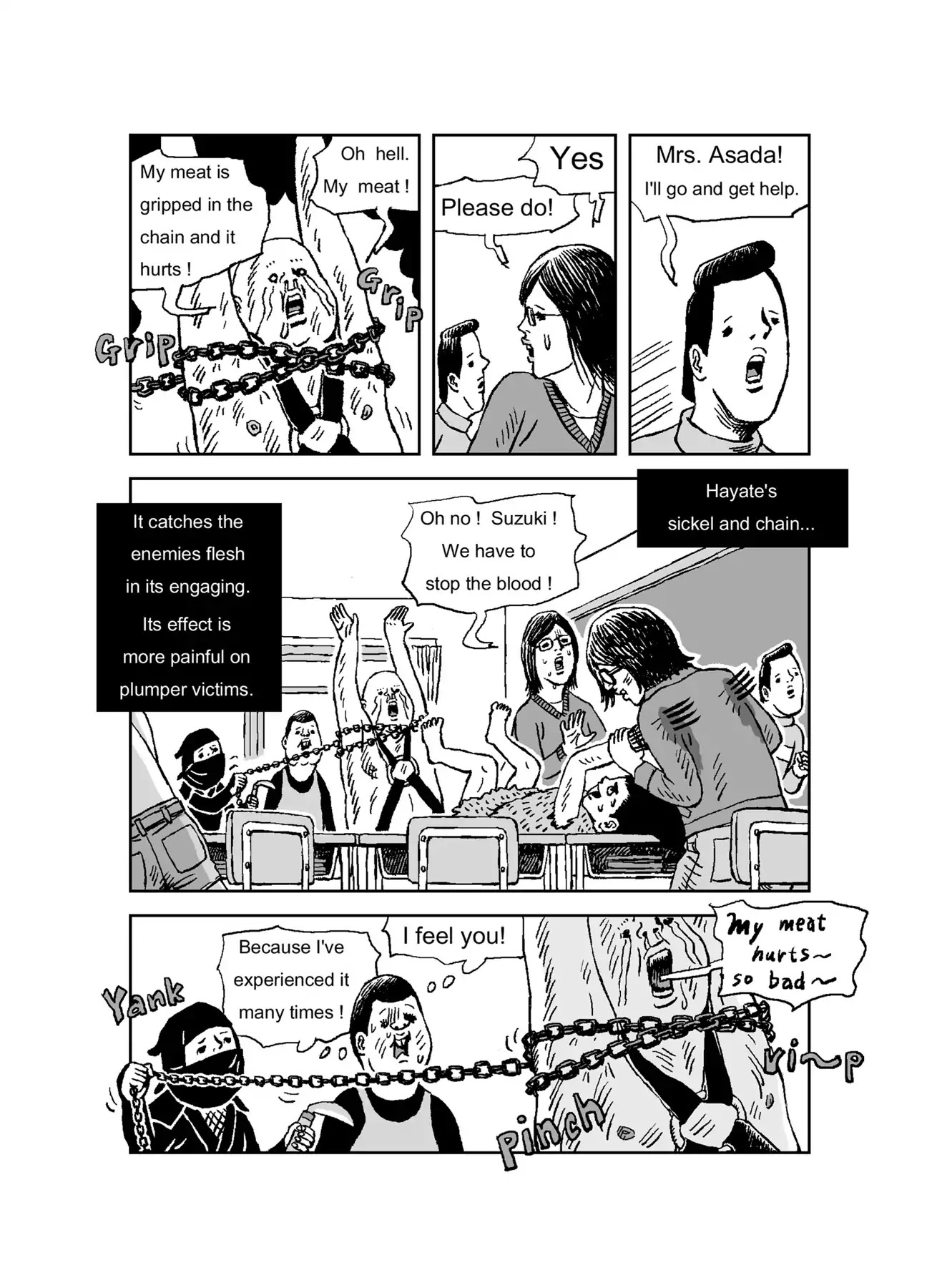 The Run-away Student NINJA HAYATE Chapter 0 page 128 - Vol.1