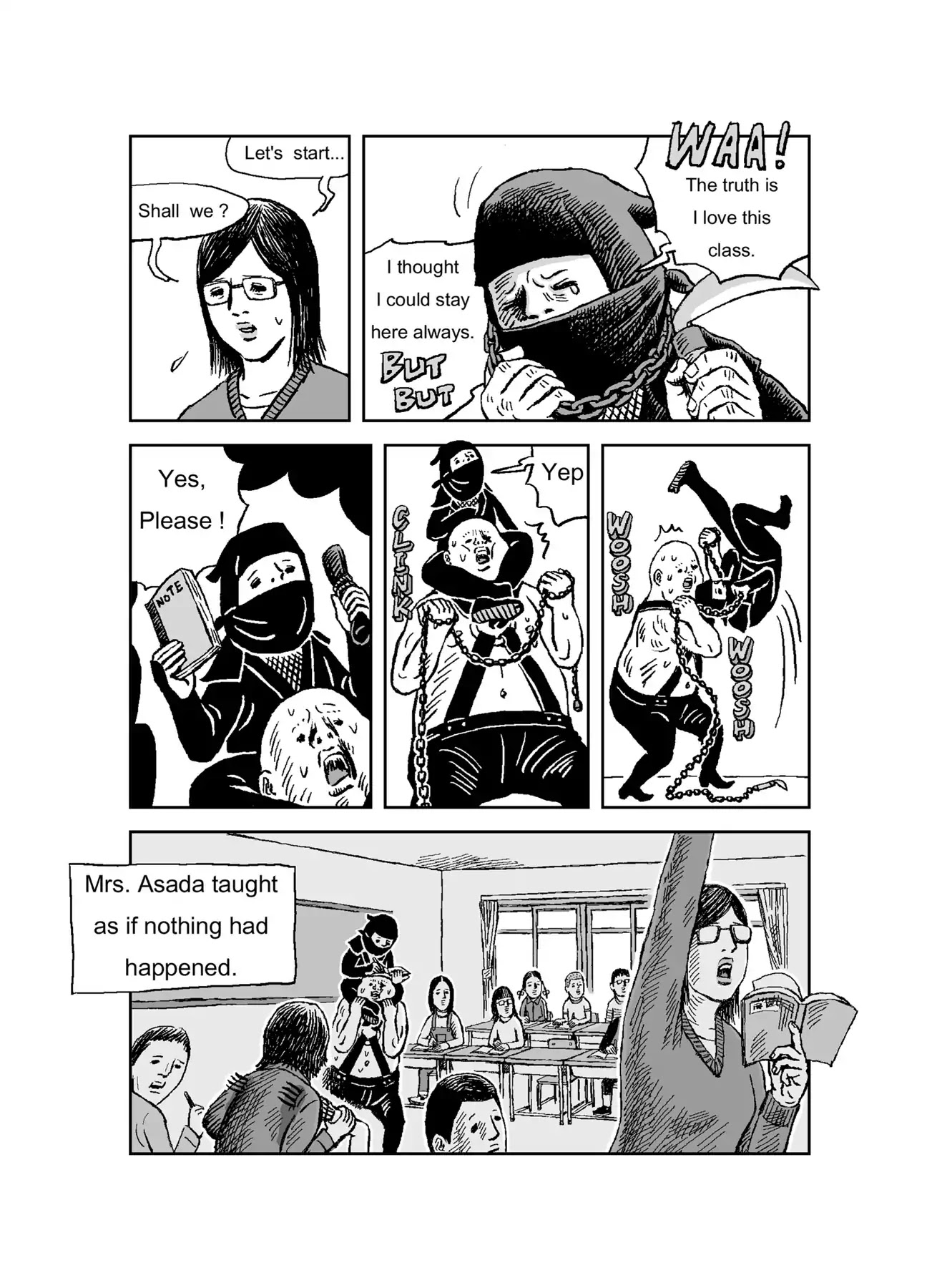 The Run-away Student NINJA HAYATE Chapter 0 page 136 - Vol.1