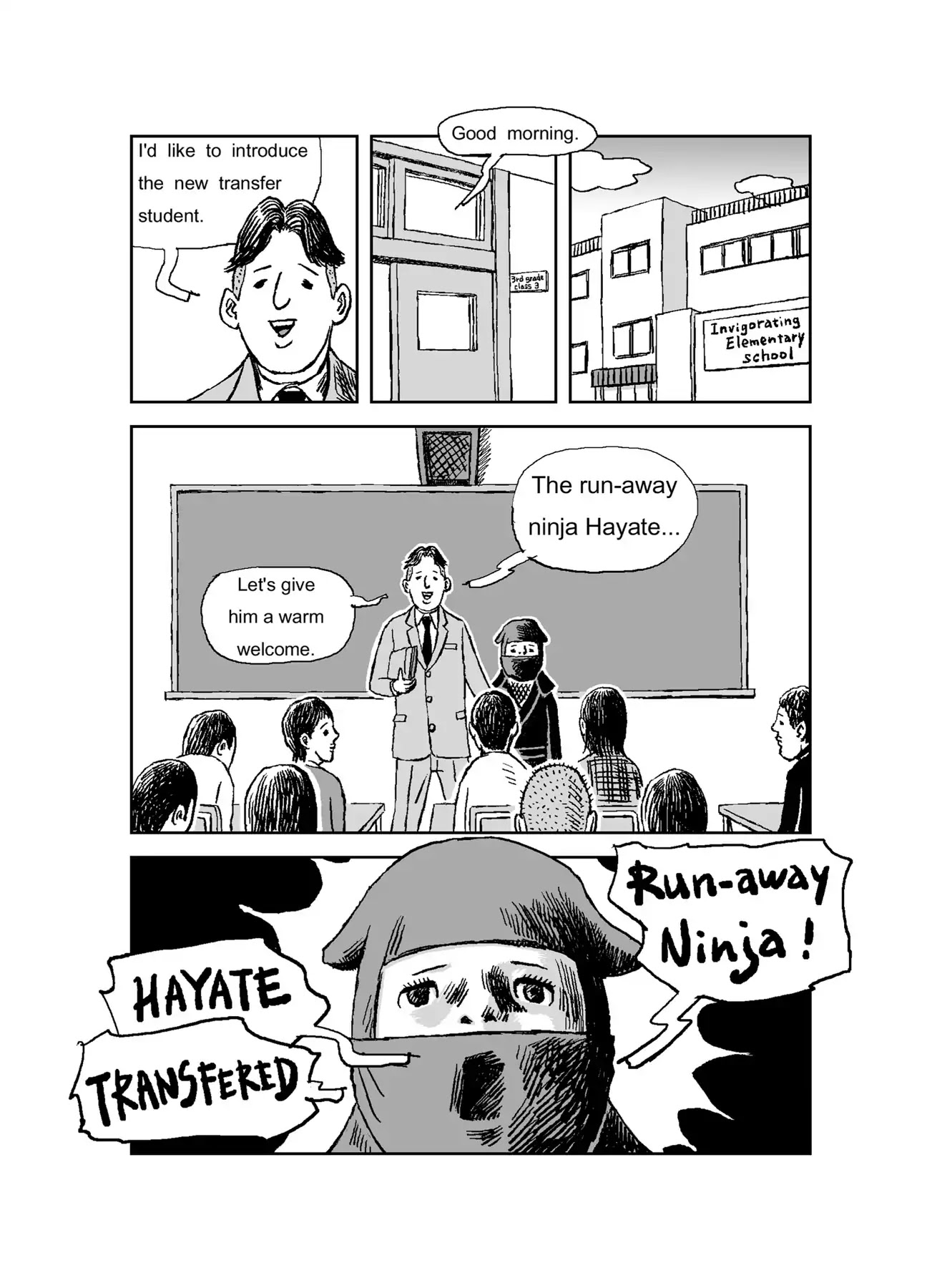 The Run-away Student NINJA HAYATE Chapter 0 page 139 - Vol.1