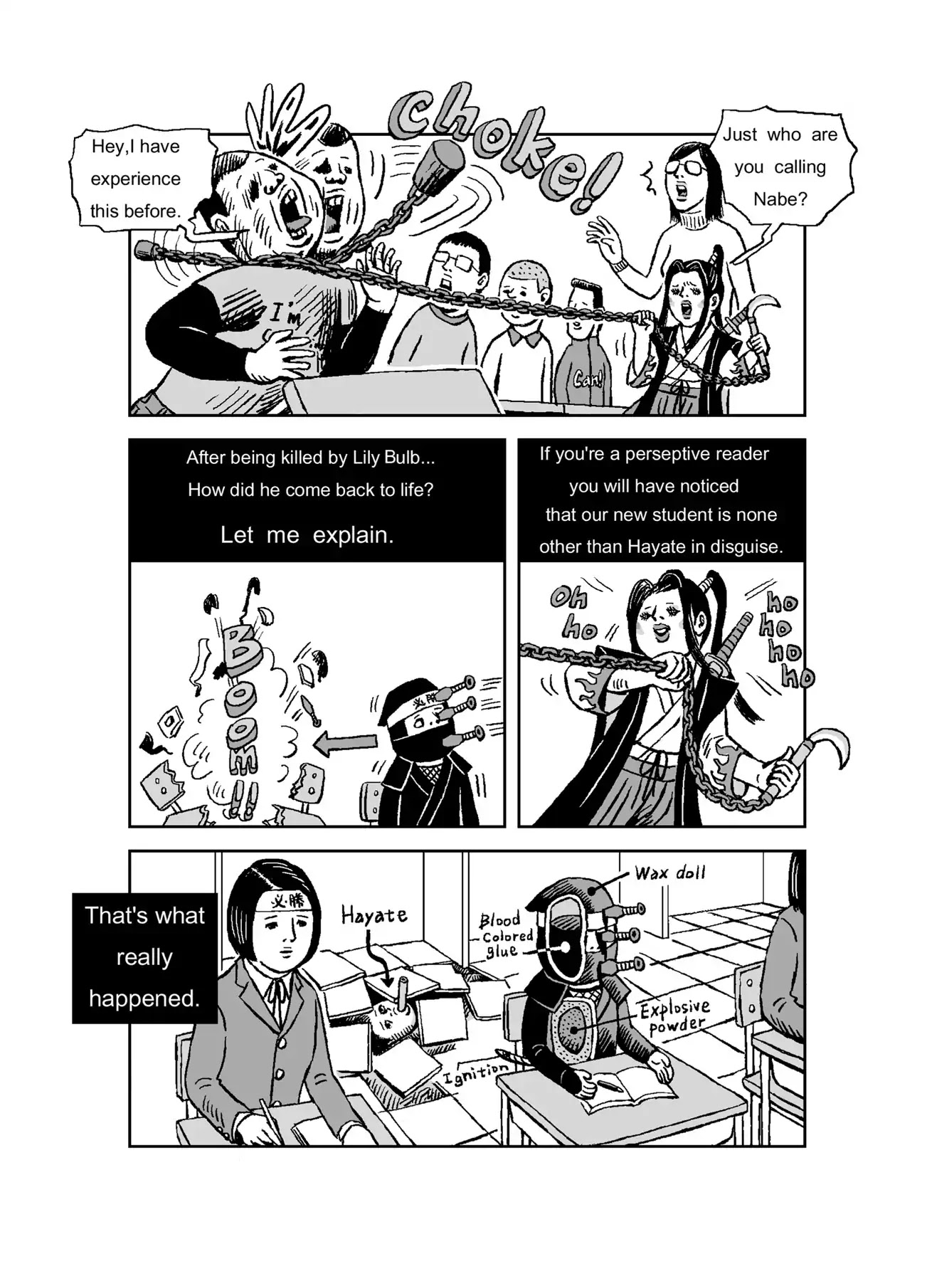 The Run-away Student NINJA HAYATE Chapter 0 page 28 - Vol.1