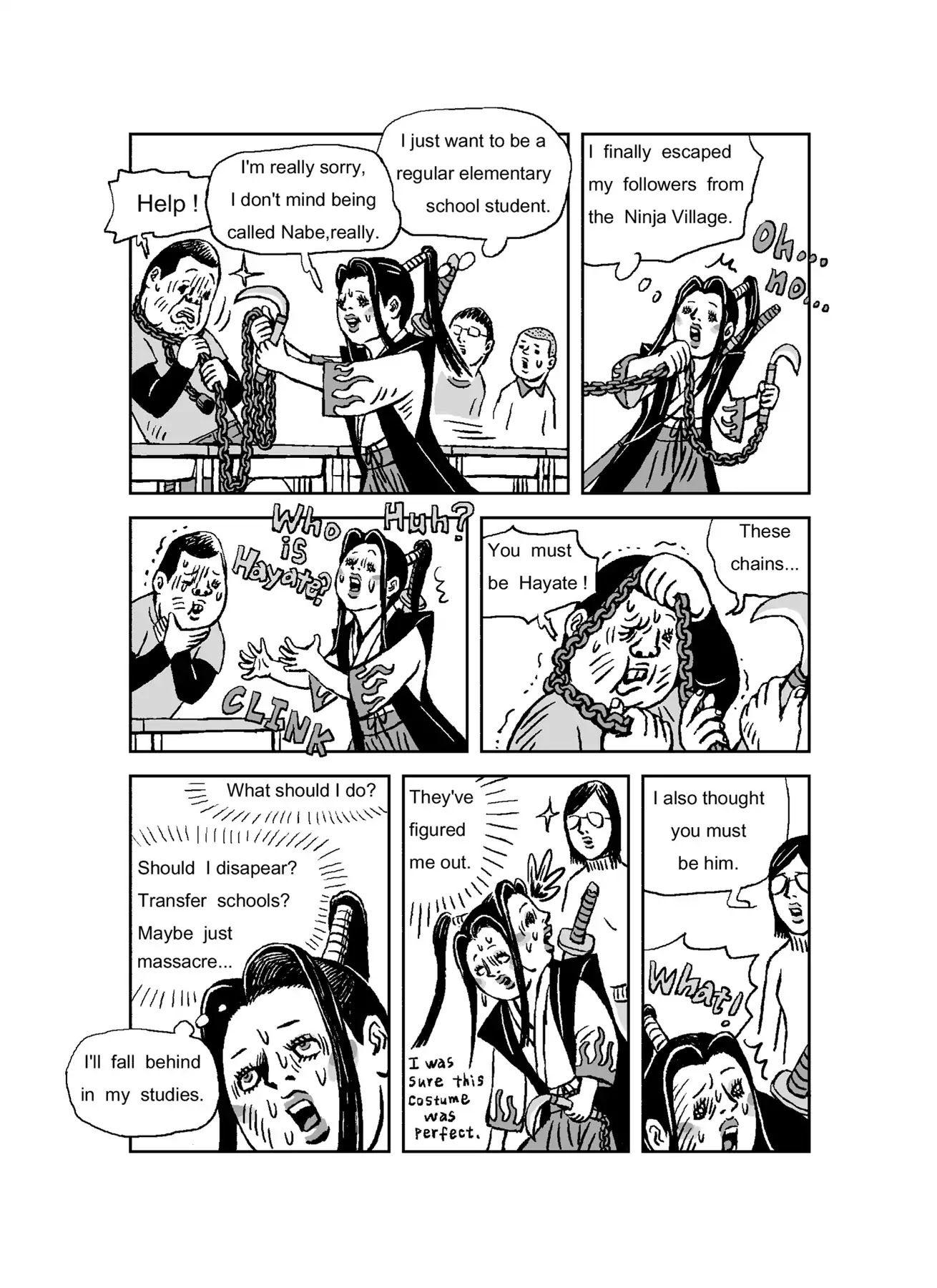 The Run-away Student NINJA HAYATE Chapter 0 page 29 - Vol.1