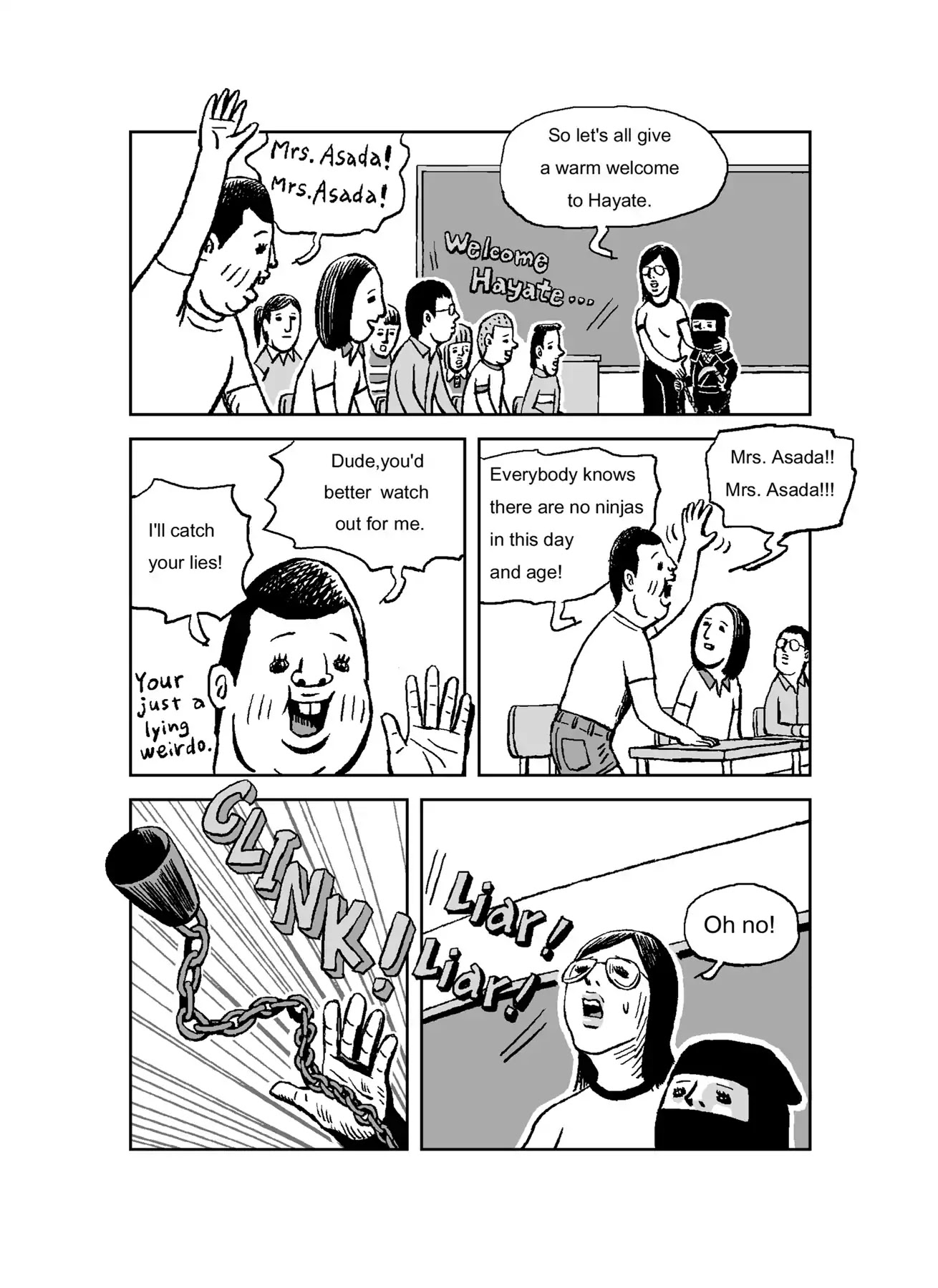 The Run-away Student NINJA HAYATE Chapter 0 page 3 - Vol.1