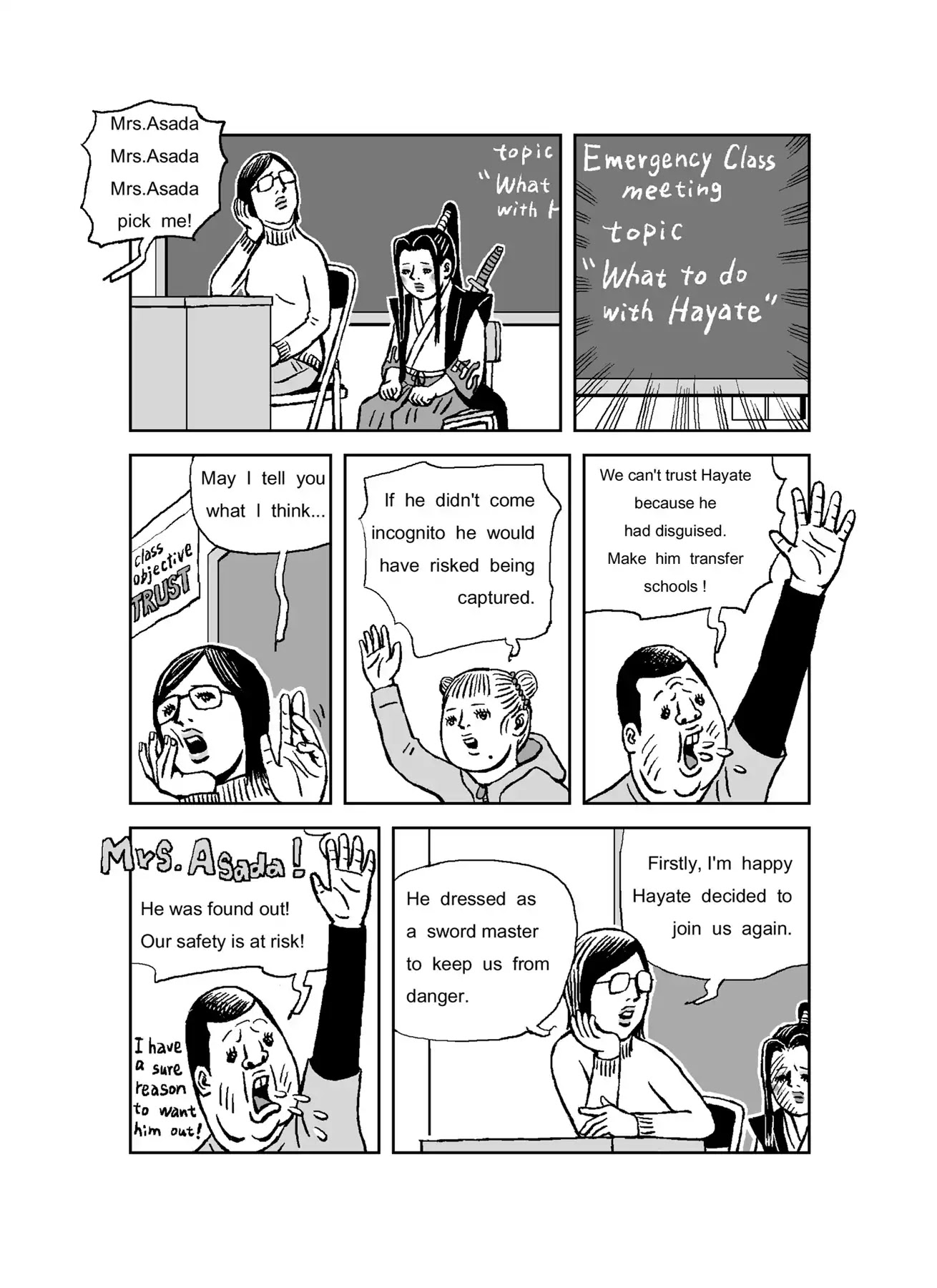 The Run-away Student NINJA HAYATE Chapter 0 page 30 - Vol.1
