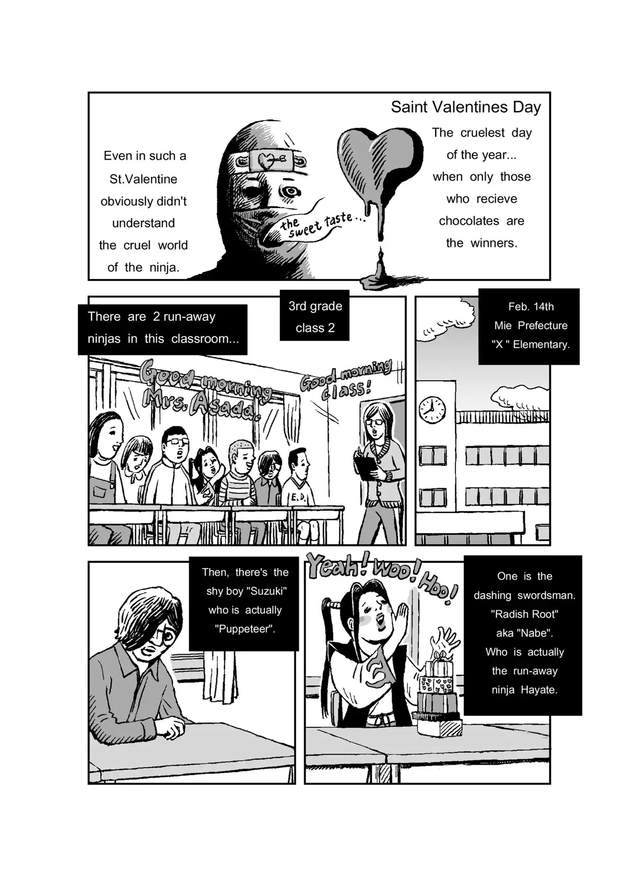 The Run-away Student NINJA HAYATE Chapter 0 page 38 - Vol.1