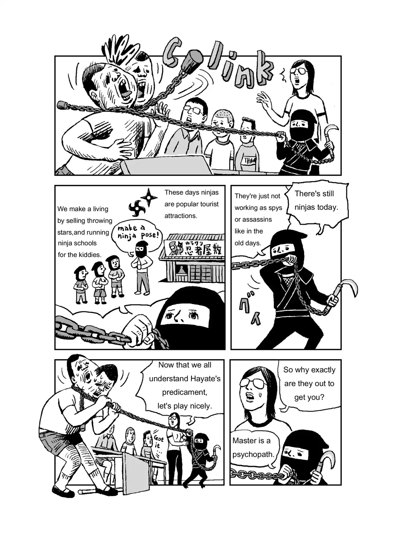 The Run-away Student NINJA HAYATE Chapter 0 page 4 - Vol.1