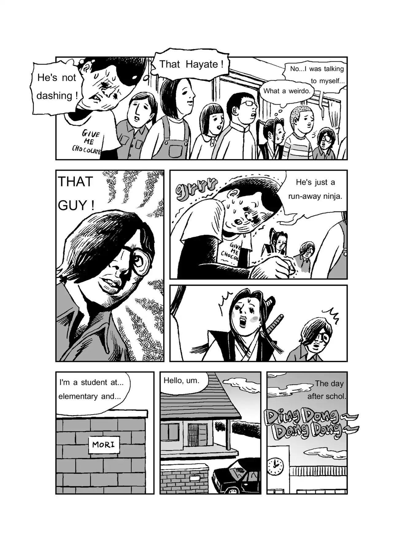 The Run-away Student NINJA HAYATE Chapter 0 page 40 - Vol.1