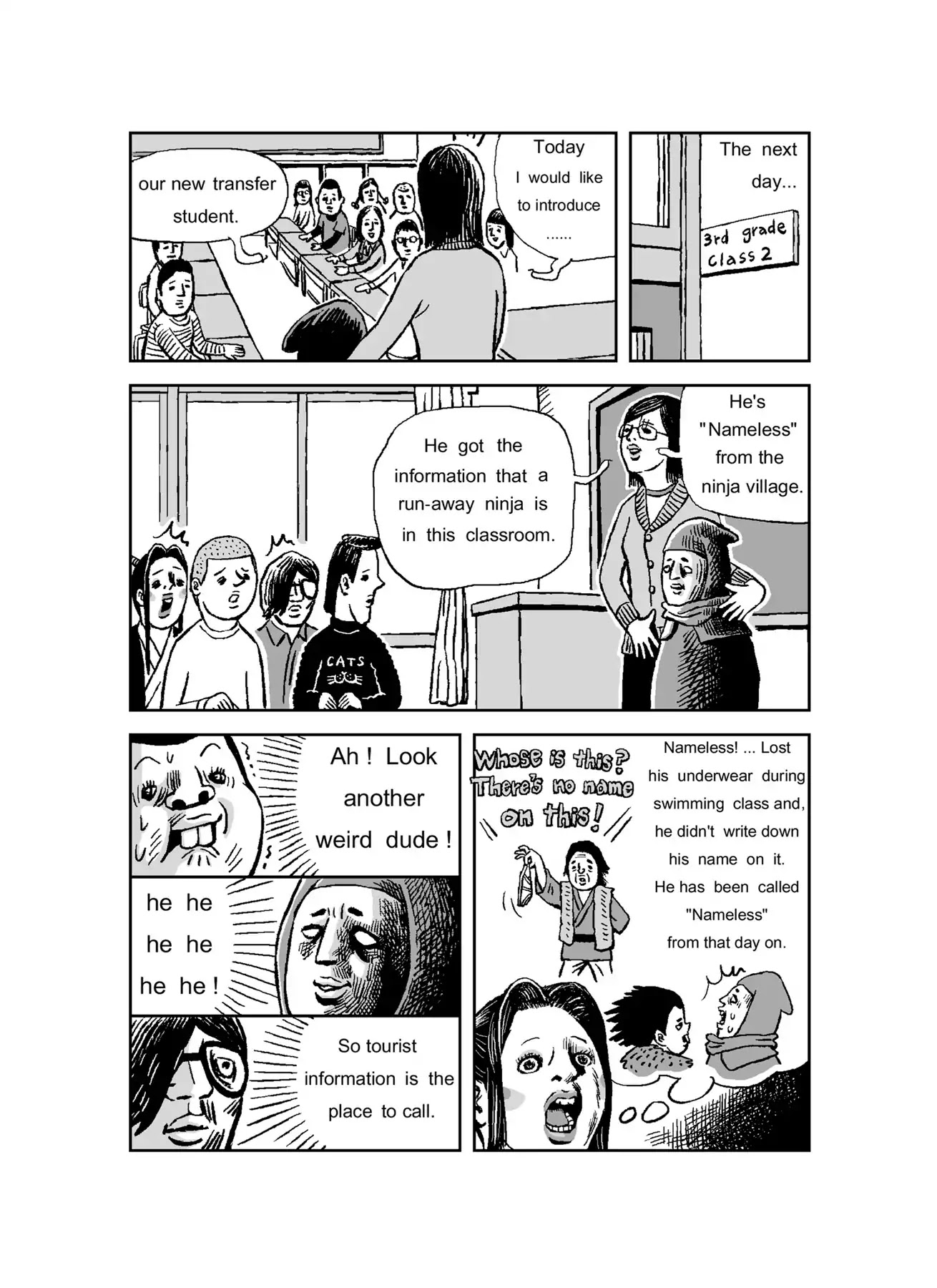 The Run-away Student NINJA HAYATE Chapter 0 page 43 - Vol.1