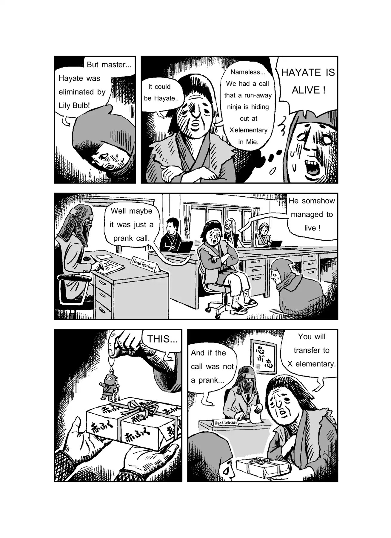 The Run-away Student NINJA HAYATE Chapter 0 page 48 - Vol.1