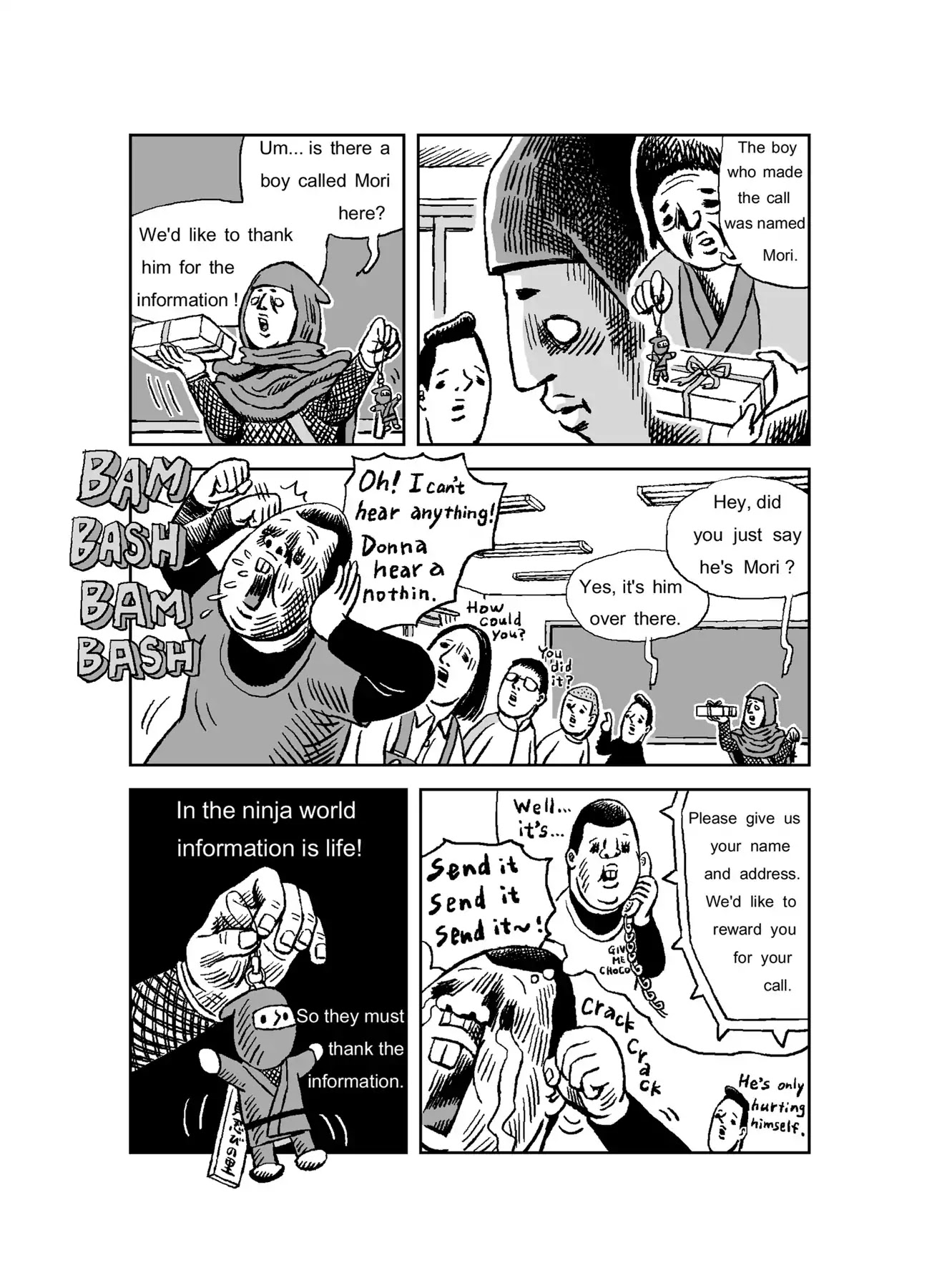 The Run-away Student NINJA HAYATE Chapter 0 page 49 - Vol.1