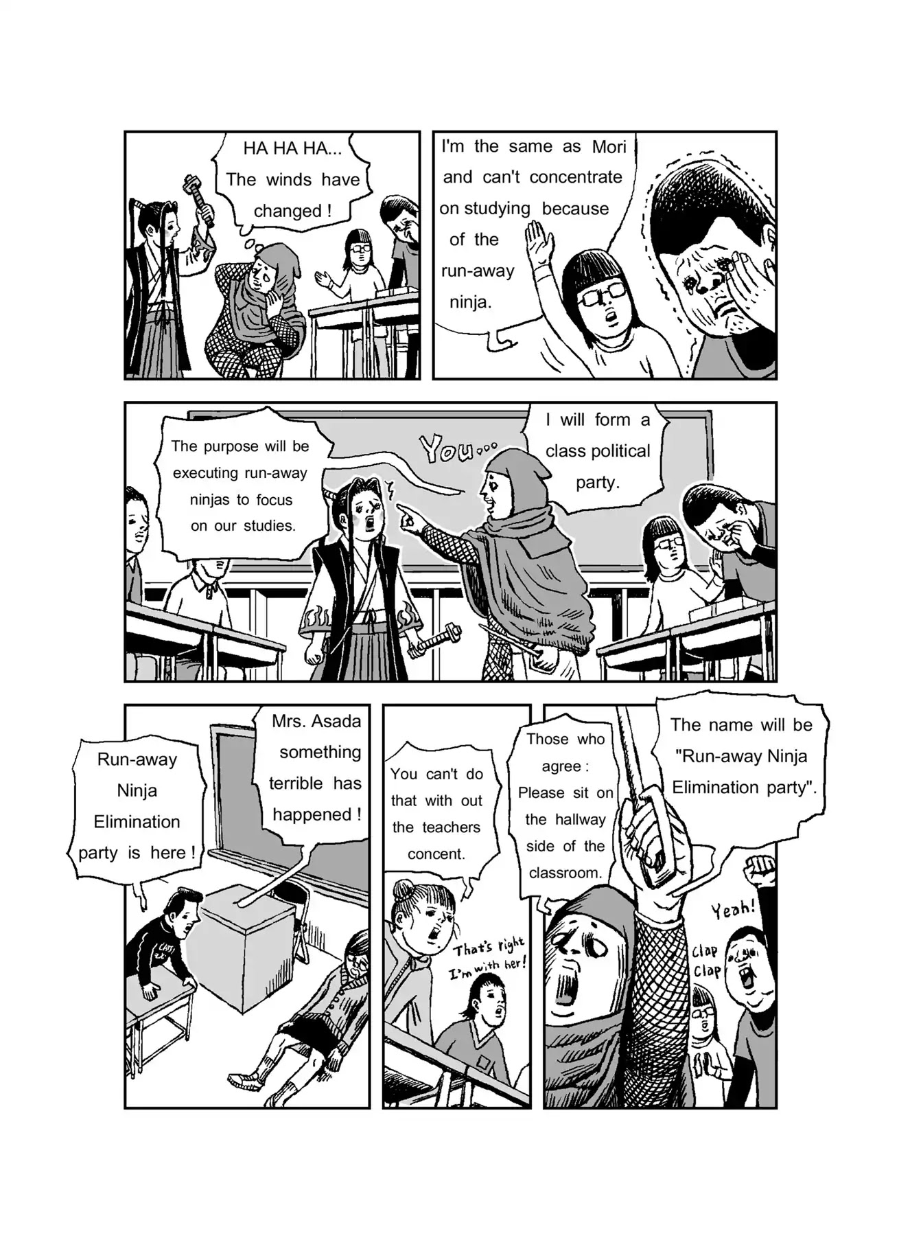 The Run-away Student NINJA HAYATE Chapter 0 page 54 - Vol.1