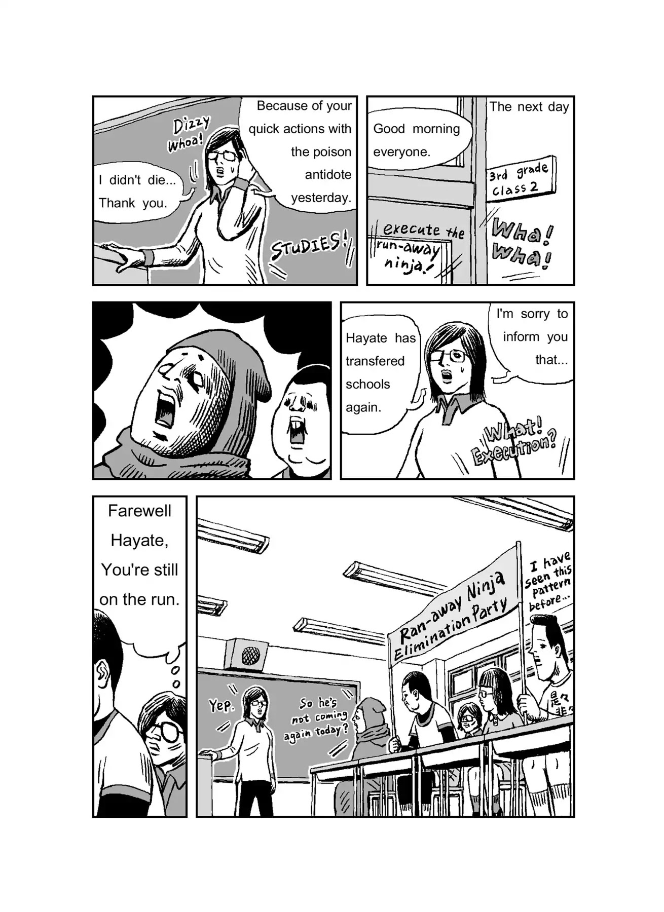 The Run-away Student NINJA HAYATE Chapter 0 page 55 - Vol.1