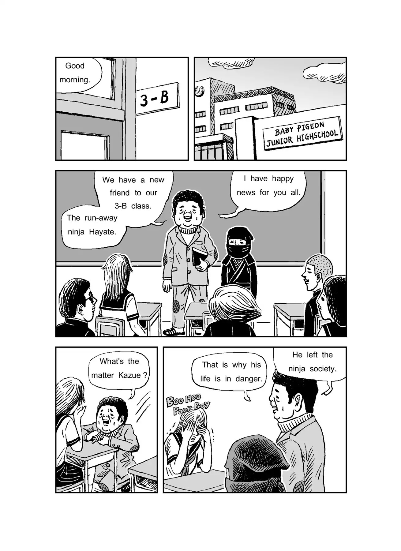 The Run-away Student NINJA HAYATE Chapter 0 page 56 - Vol.1