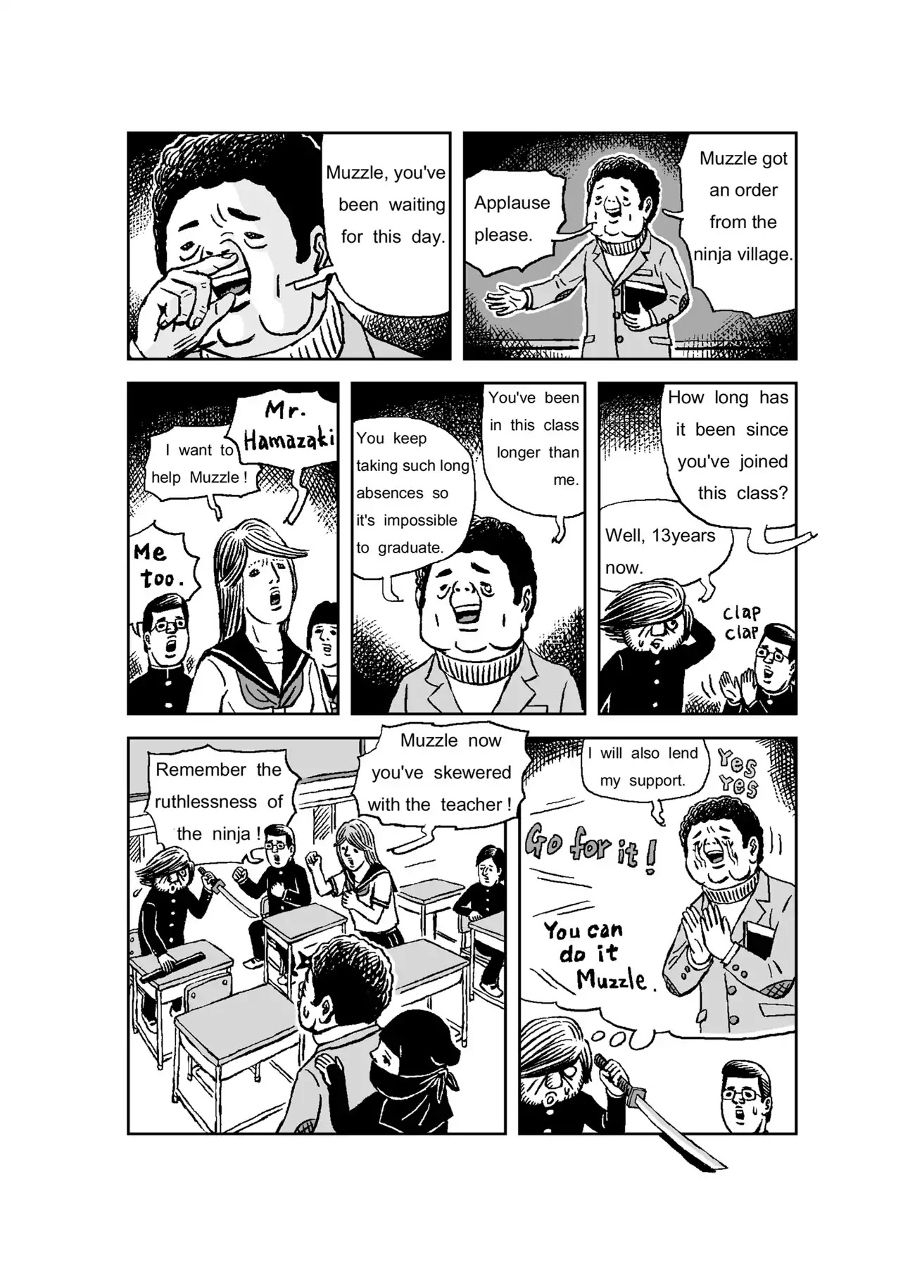 The Run-away Student NINJA HAYATE Chapter 0 page 60 - Vol.1