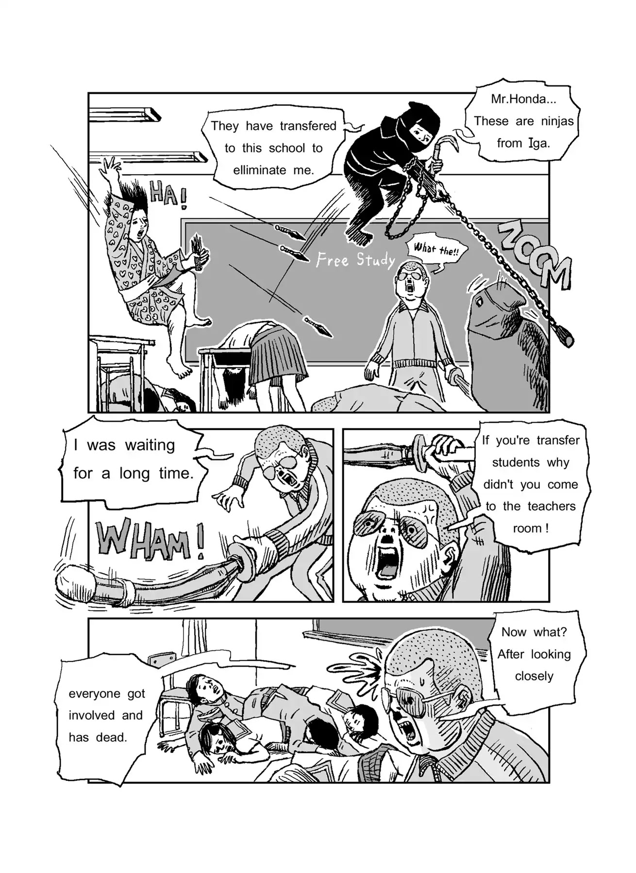 The Run-away Student NINJA HAYATE Chapter 0 page 68 - Vol.1