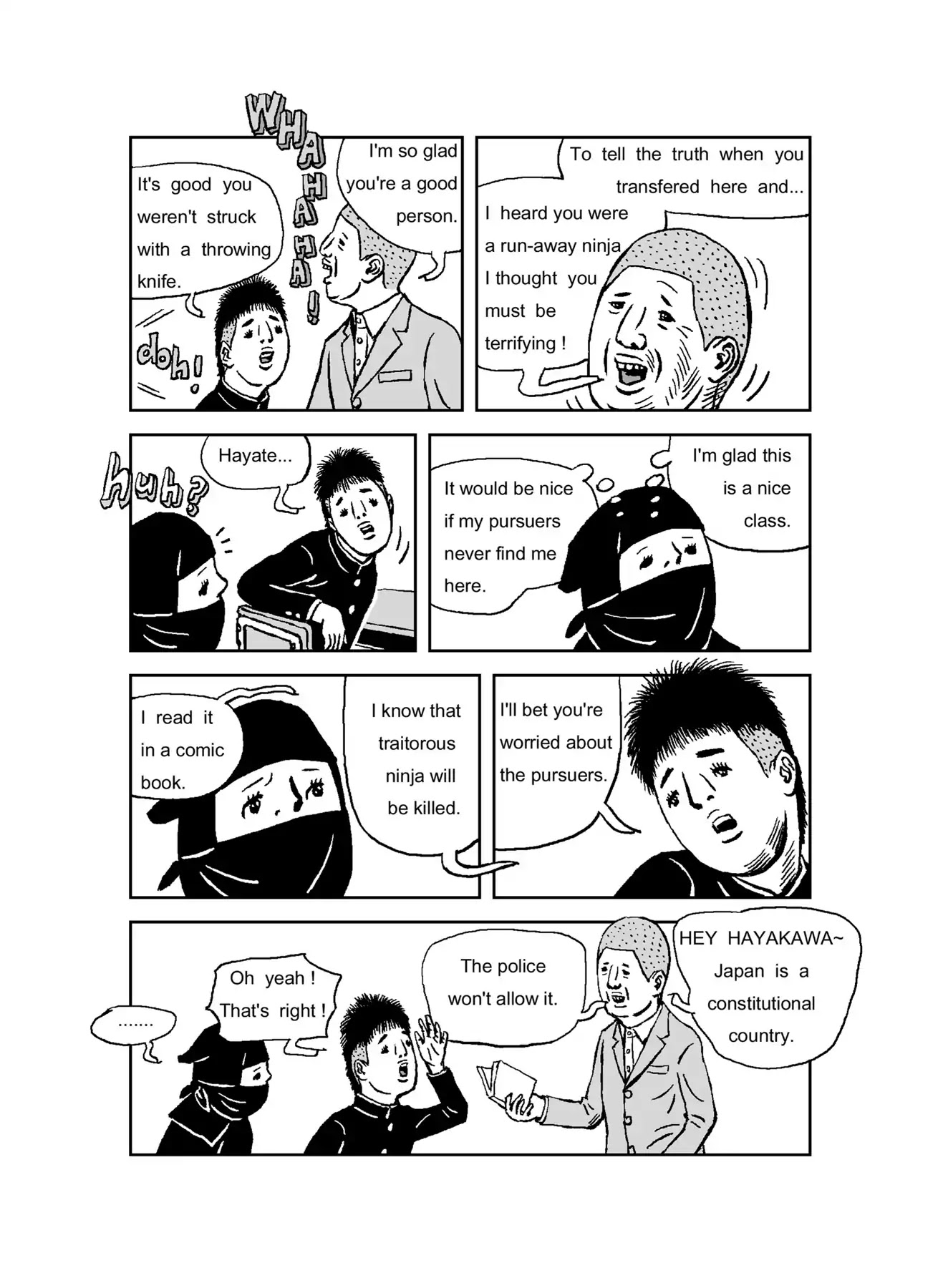 The Run-away Student NINJA HAYATE Chapter 0 page 82 - Vol.1