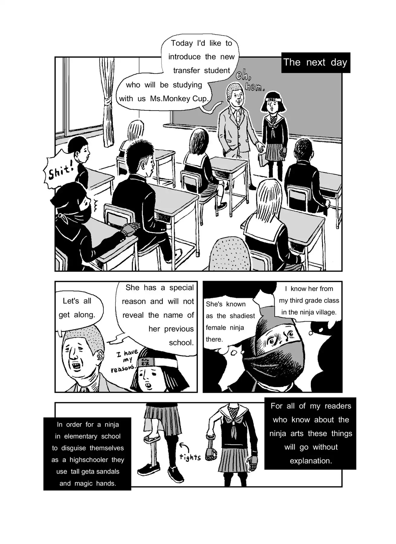 The Run-away Student NINJA HAYATE Chapter 0 page 83 - Vol.1