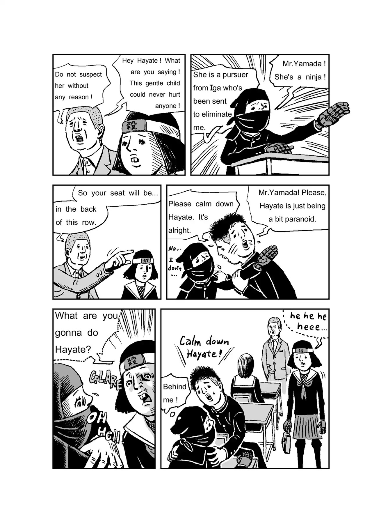The Run-away Student NINJA HAYATE Chapter 0 page 84 - Vol.1