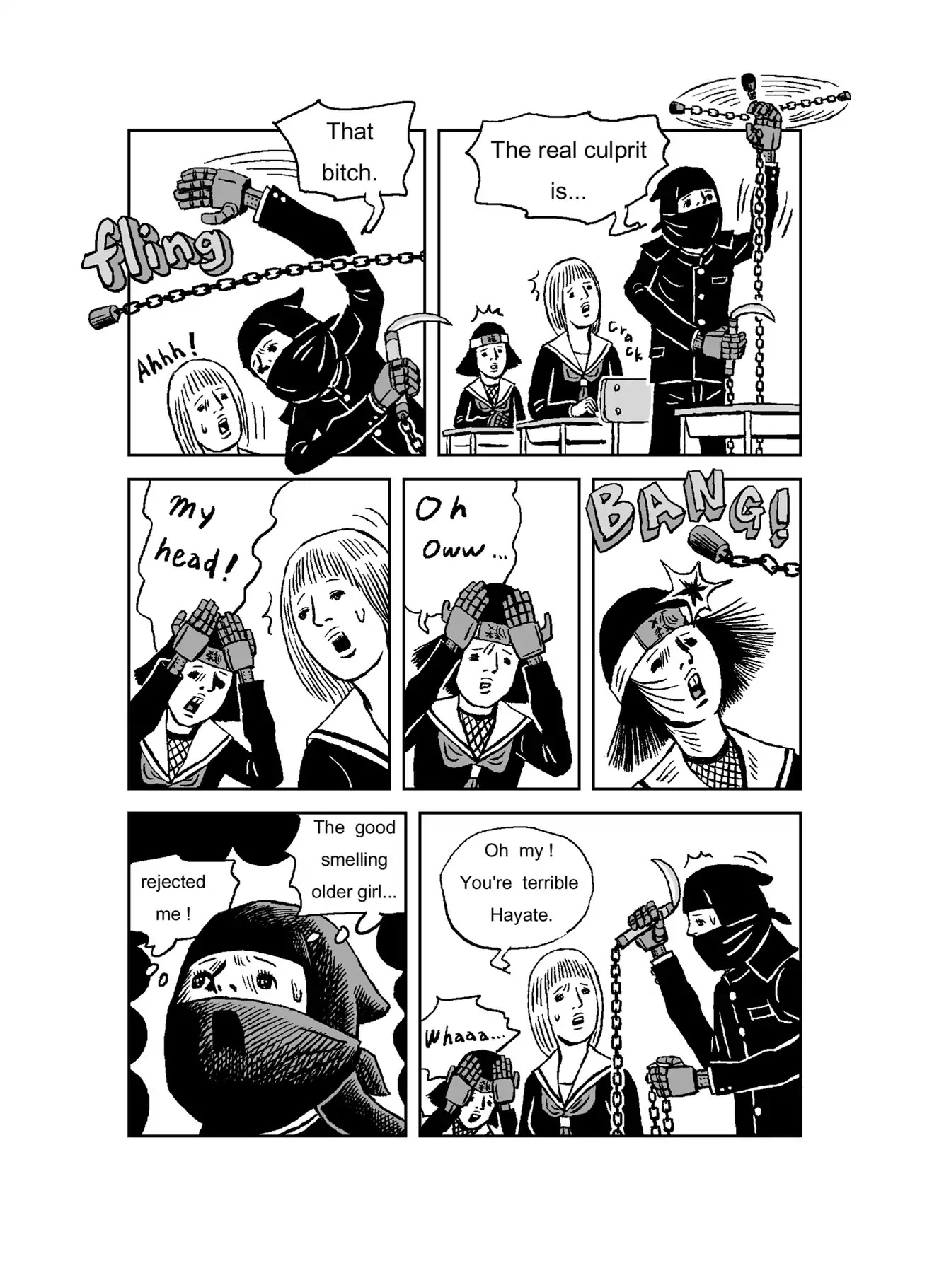 The Run-away Student NINJA HAYATE Chapter 0 page 90 - Vol.1