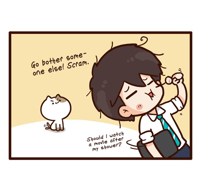 The Salary Man & Tofu the Funny Cat Chapter 1.2 page 25 - Chapter 1 v2 : Messy