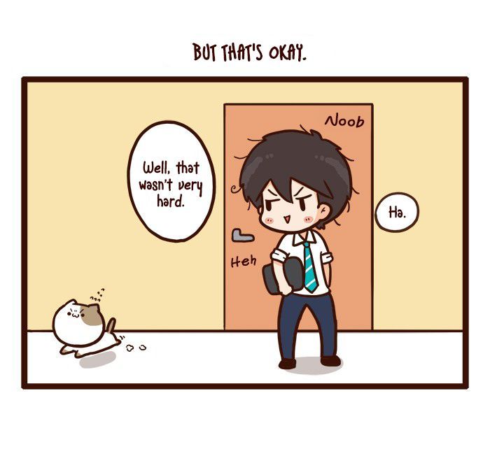 The Salary Man & Tofu the Funny Cat Chapter 2 page 9 - Chapter 2 : Bad Luck