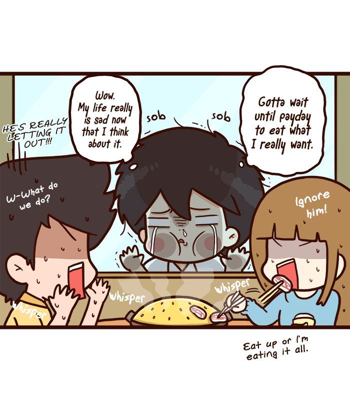 The Salary Man & Tofu the Funny Cat Chapter 5 page 12 - Chapter 5 : Luck On My Side