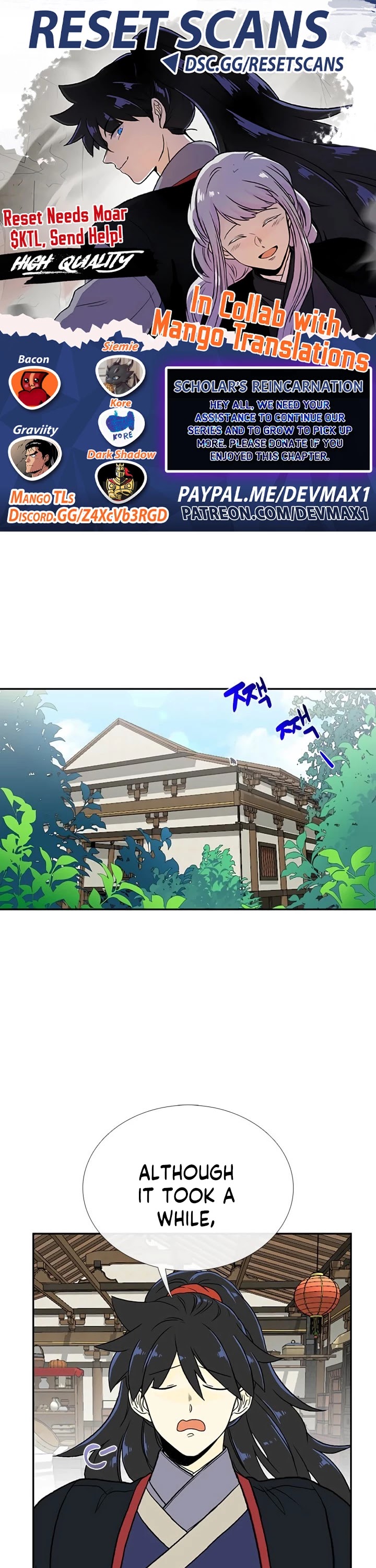The Scholar's Reincarnation Chapter 160 page 1 - Chapter 160