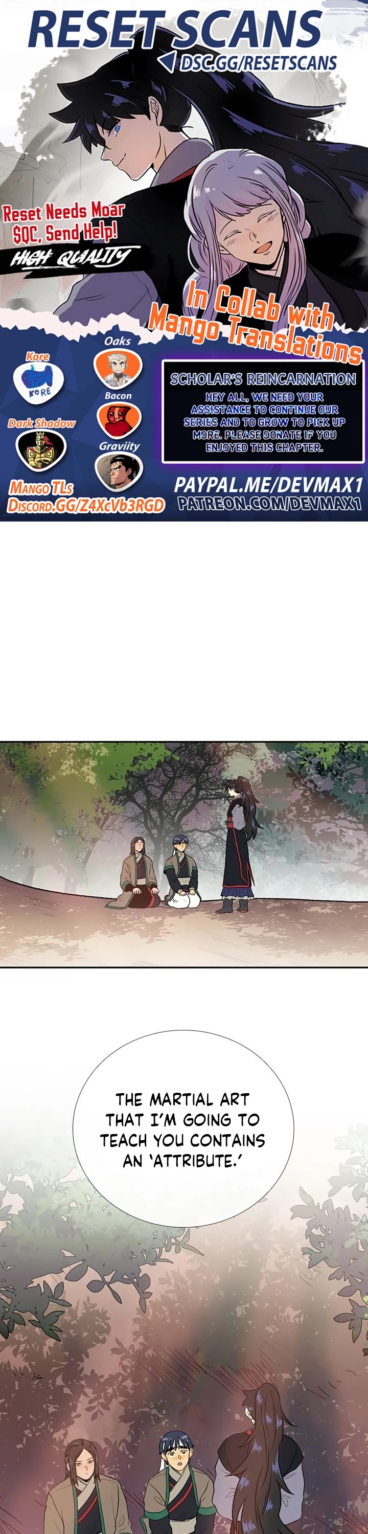 The Scholar's Reincarnation Chapter 161 page 1 - Chapter 161