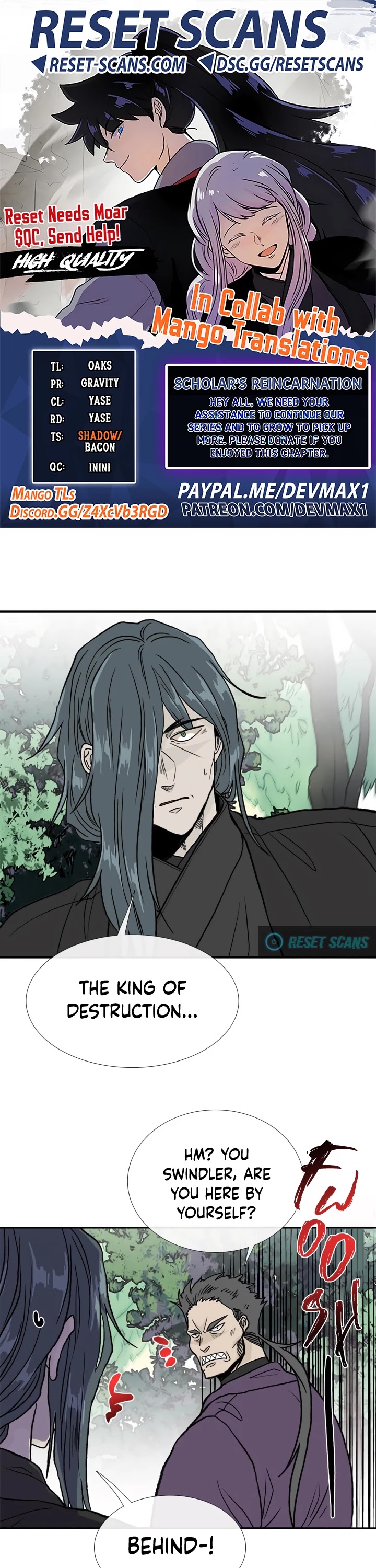 The Scholar's Reincarnation Chapter 166 page 1 - Chapter 166