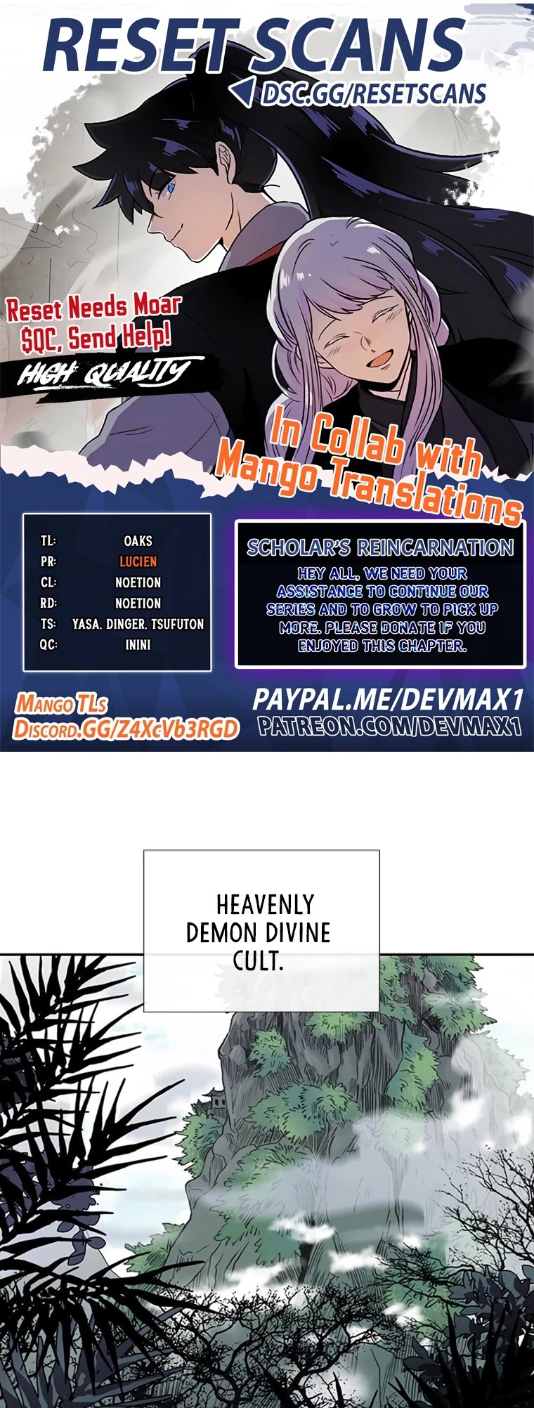 The Scholar's Reincarnation Chapter 170 page 1 - Chapter 170