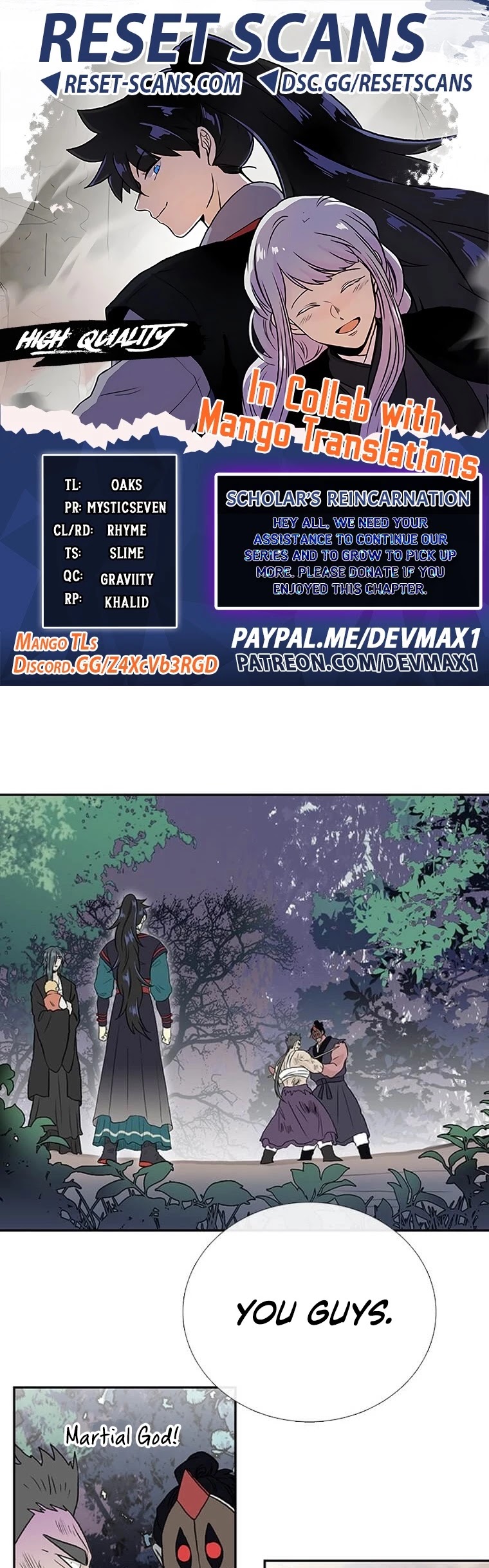 The Scholar's Reincarnation Chapter 172 page 1 - Chapter 172