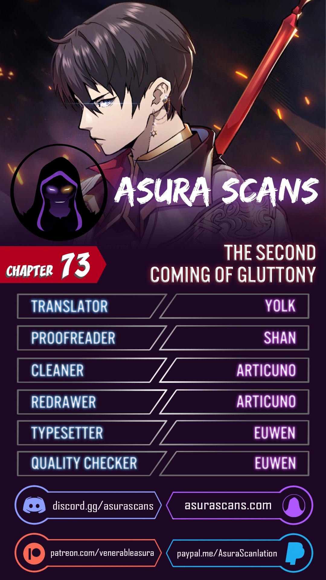The Second Coming of Gluttony Chapter 73 page 1 - Chapter 73