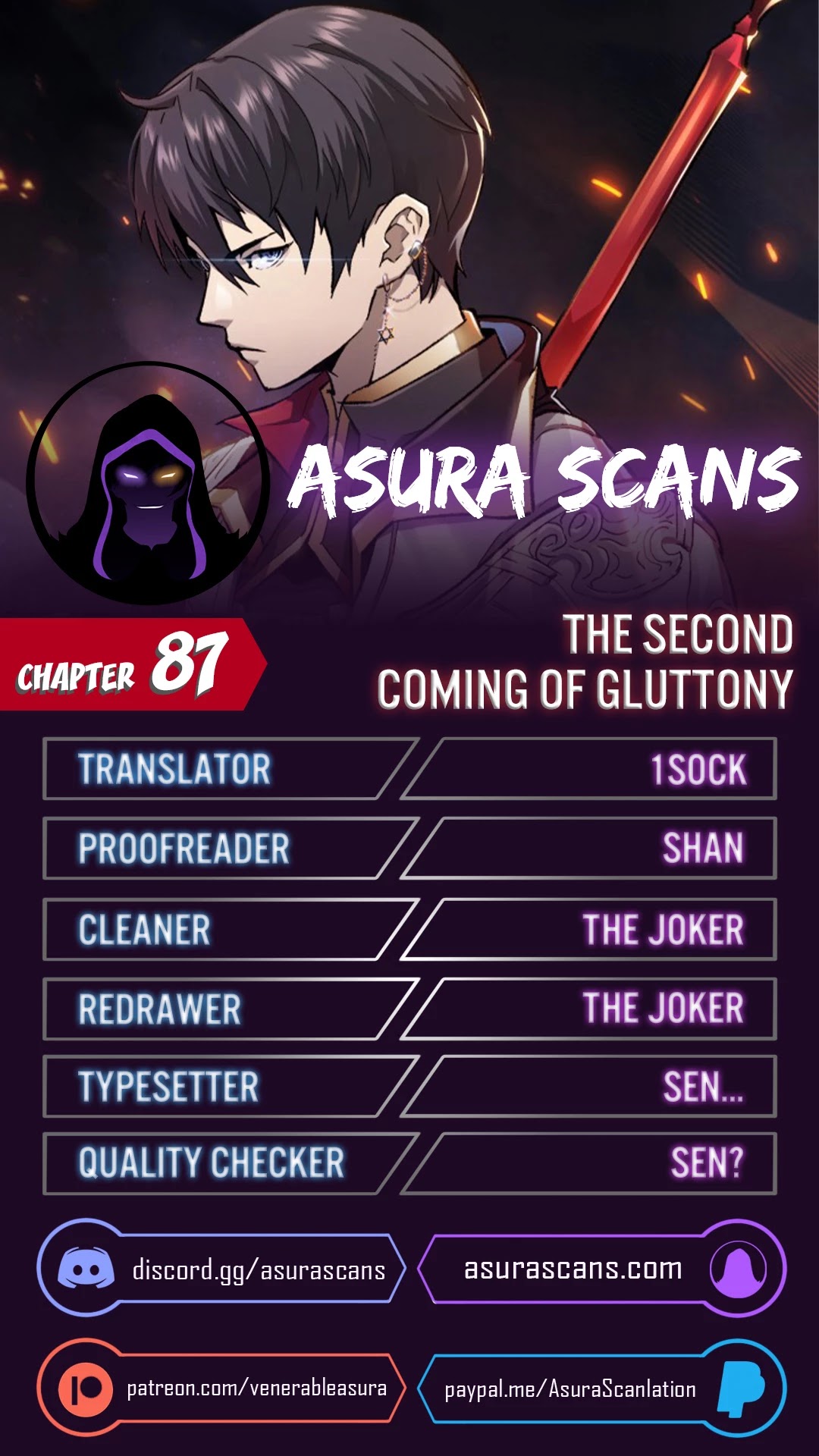 The Second Coming of Gluttony Chapter 87 page 1 - Chapter 87